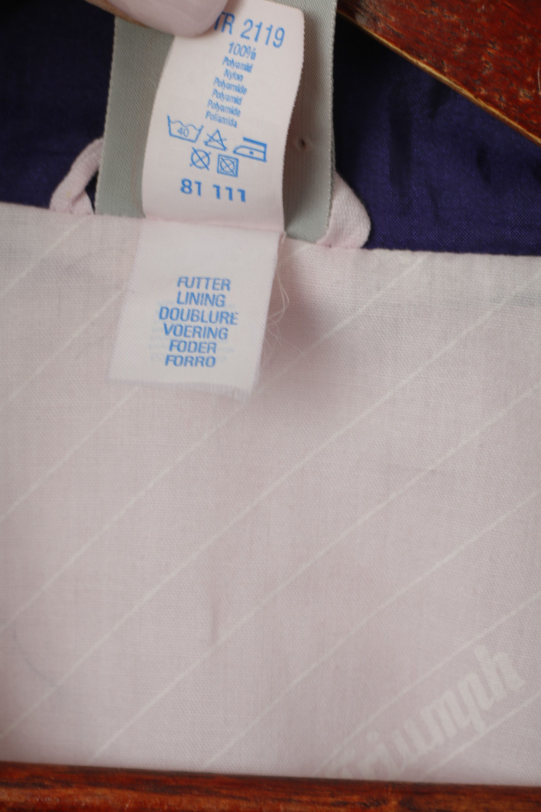 Vintage Triumph Women M Jacket Pink Nylon Vintage 1758 Size M / US 6-8 / IT 42-44 - 3 Thumbnail