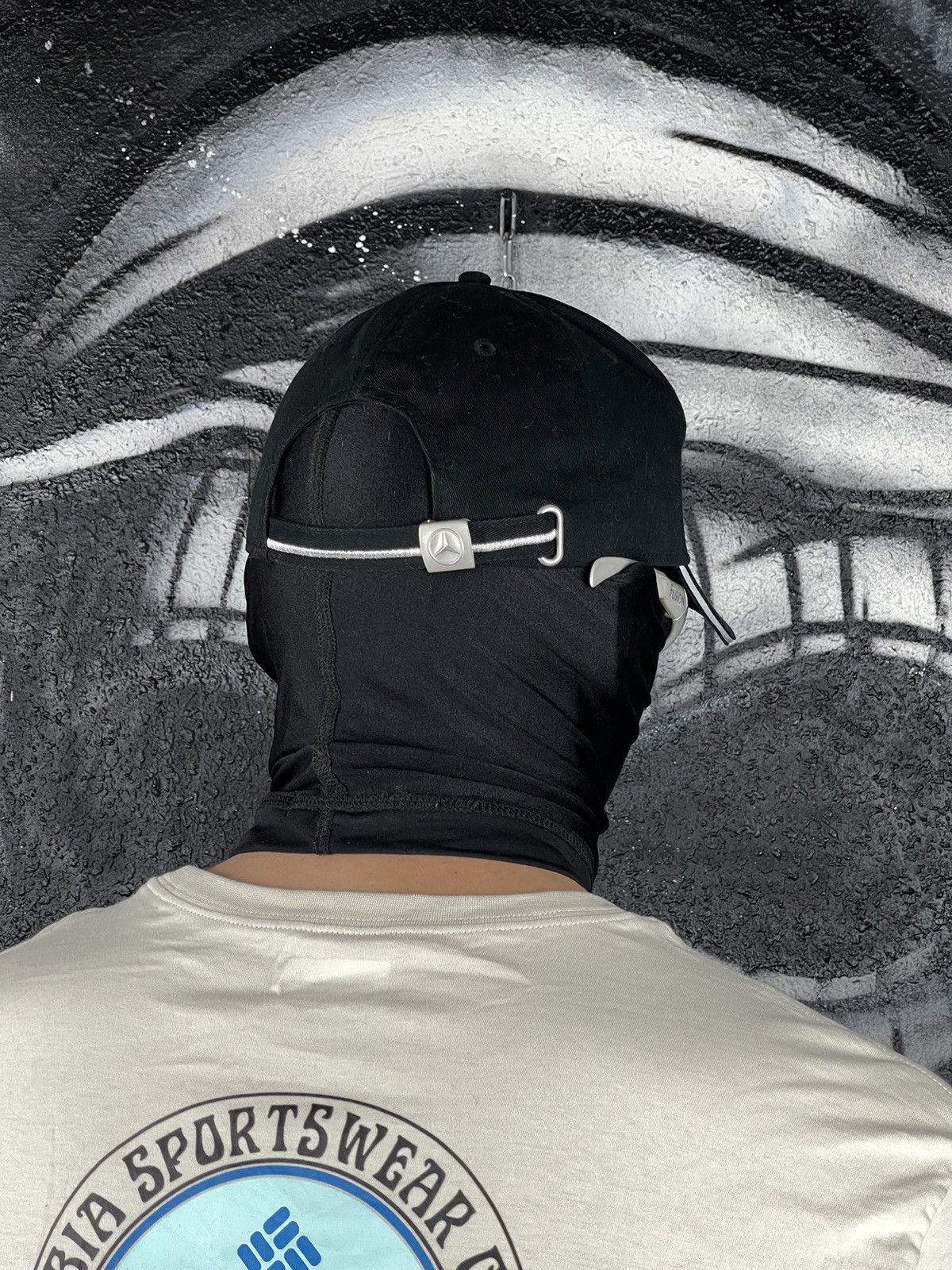 Mercedes-Benz Mercedes-Benz Embroidered Logo Vintage Black Racing Cap Hat Size ONE SIZE - 4 Thumbnail