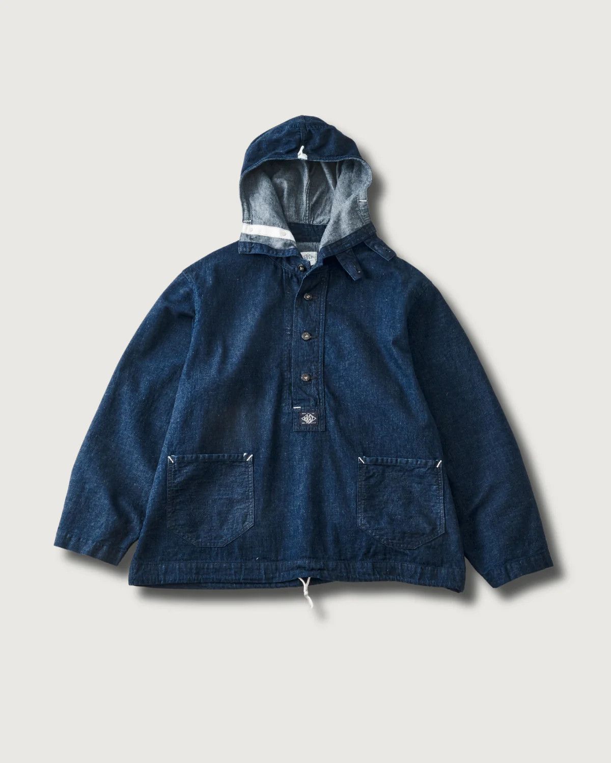 Post Overalls CRAFTMASTER Hoody : 8oz. denim indigo Size US L / EU 52-54 / 3 - 4 Thumbnail
