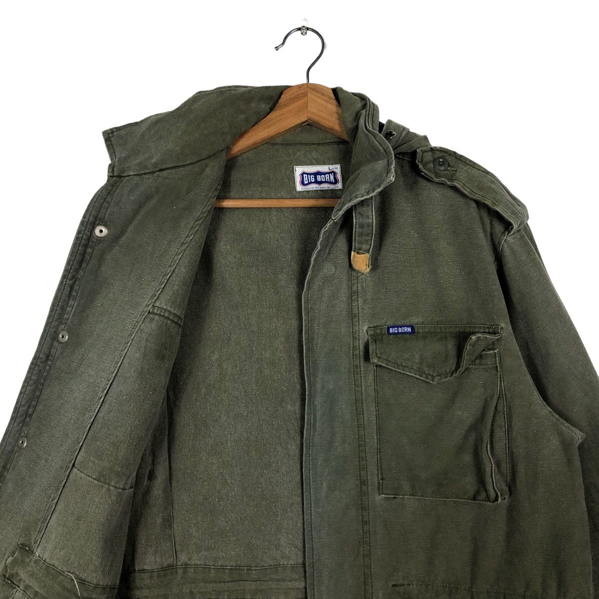 Japanese Brand 🔥Vintge Big Born Big Smith Cargo Biker Jacket Size US L / EU 52-54 / 3 - 12 Thumbnail