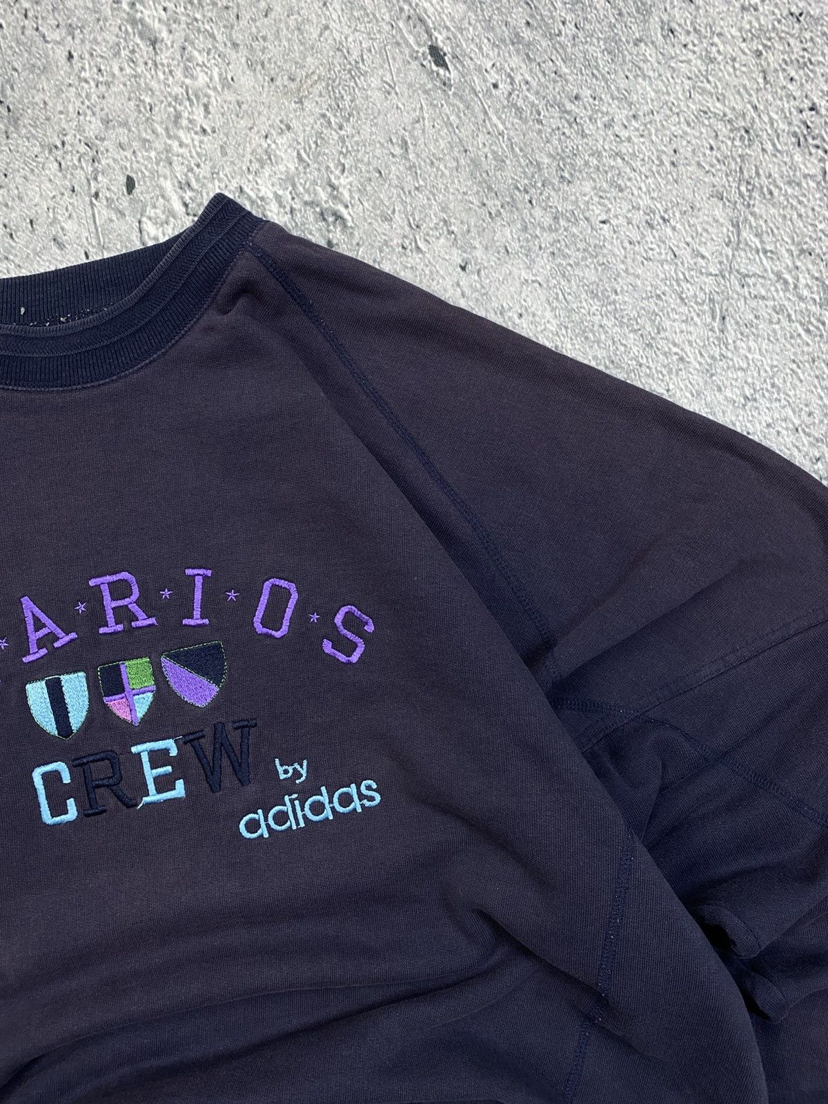 Adidas × Vintage Vintage Crewneck Adidas Streetwear 80’ Size US L / EU 52-54 / 3 - 4 Thumbnail