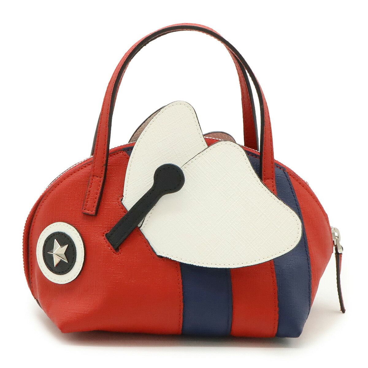 Gucci Gucci Children's Bee Leather Handbag Leather Tote Bag 432695 in Red, Women's
