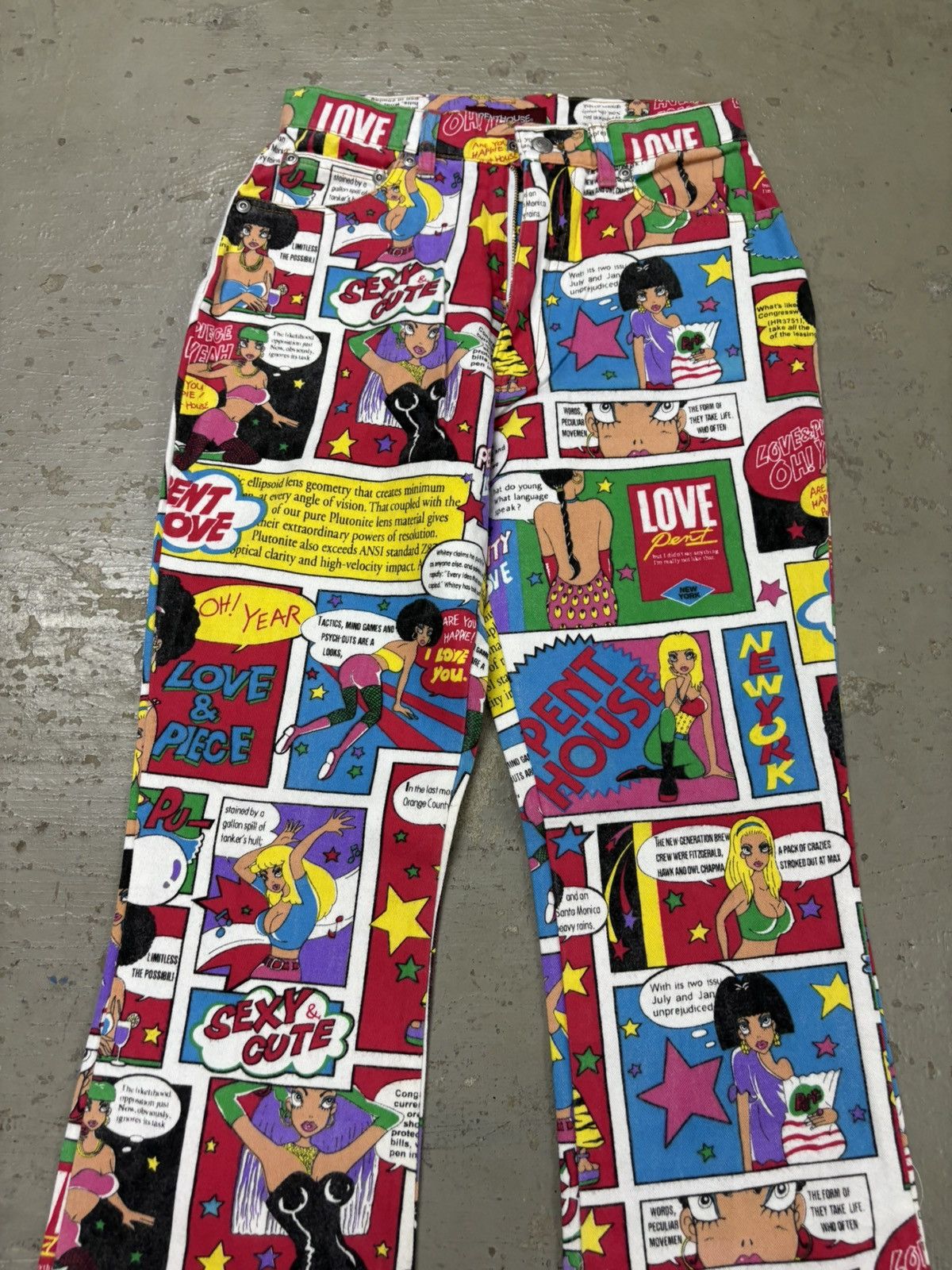 Imran Potato Vintage Flared Imran potato Comic Hysteric Style Penthouse Size US 26 / EU 42 - 5 Thumbnail