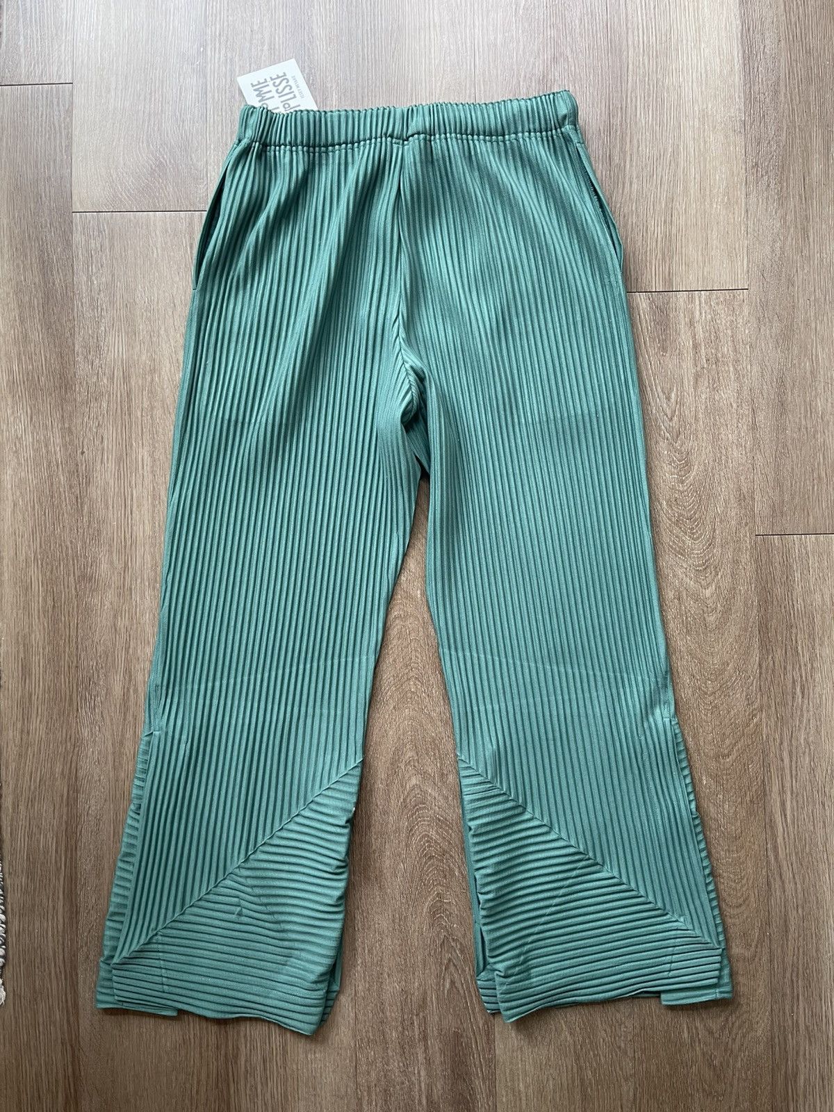 Homme Plisse Issey Miyake Pleats Bottoms 2 Trousers Size US 30 / EU 46 - 2 Thumbnail