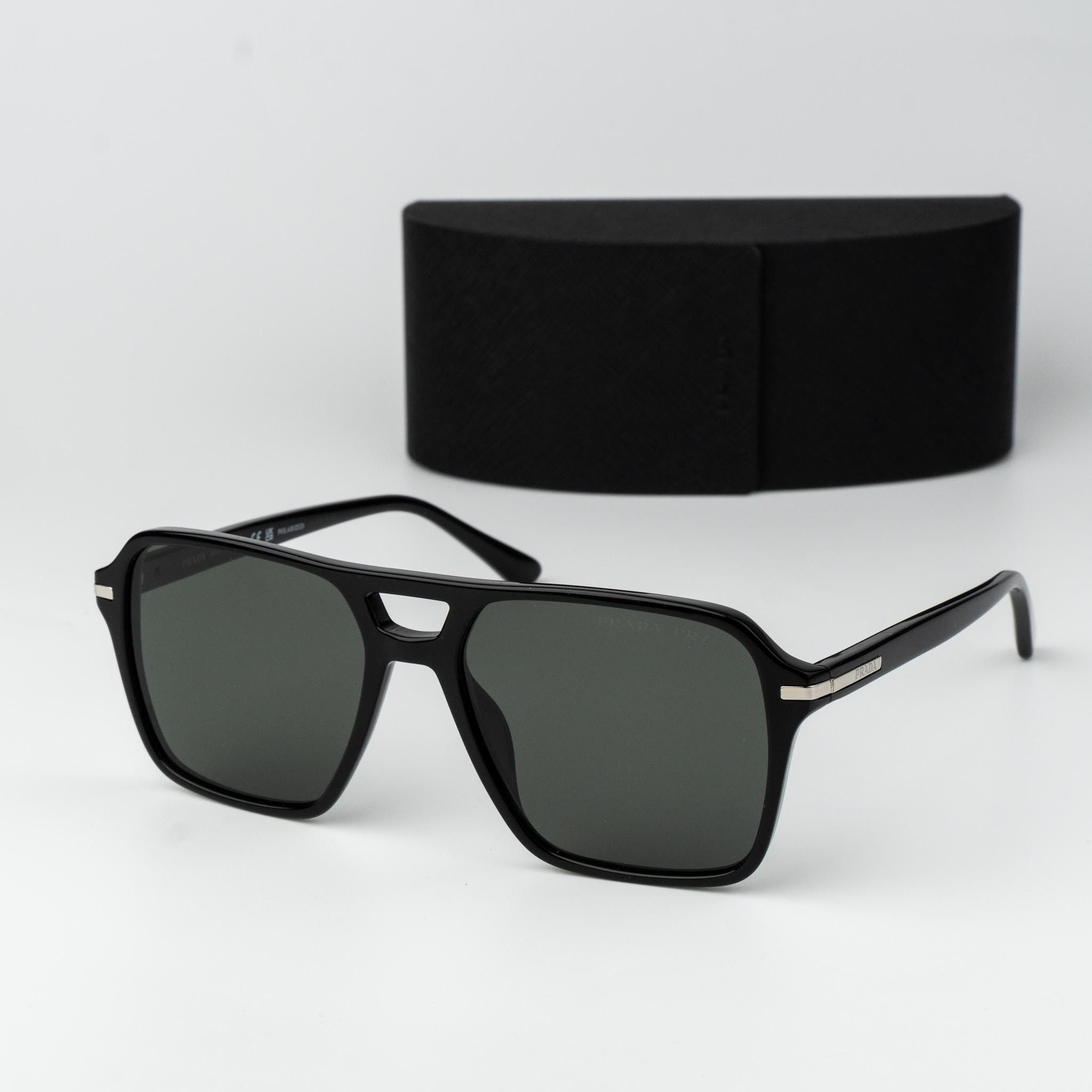Prada Prada Men Sunglasses Pilot PR20YS 1AB03R NEW AUTHENTIC Size ONE SIZE - 1 Thumbnail