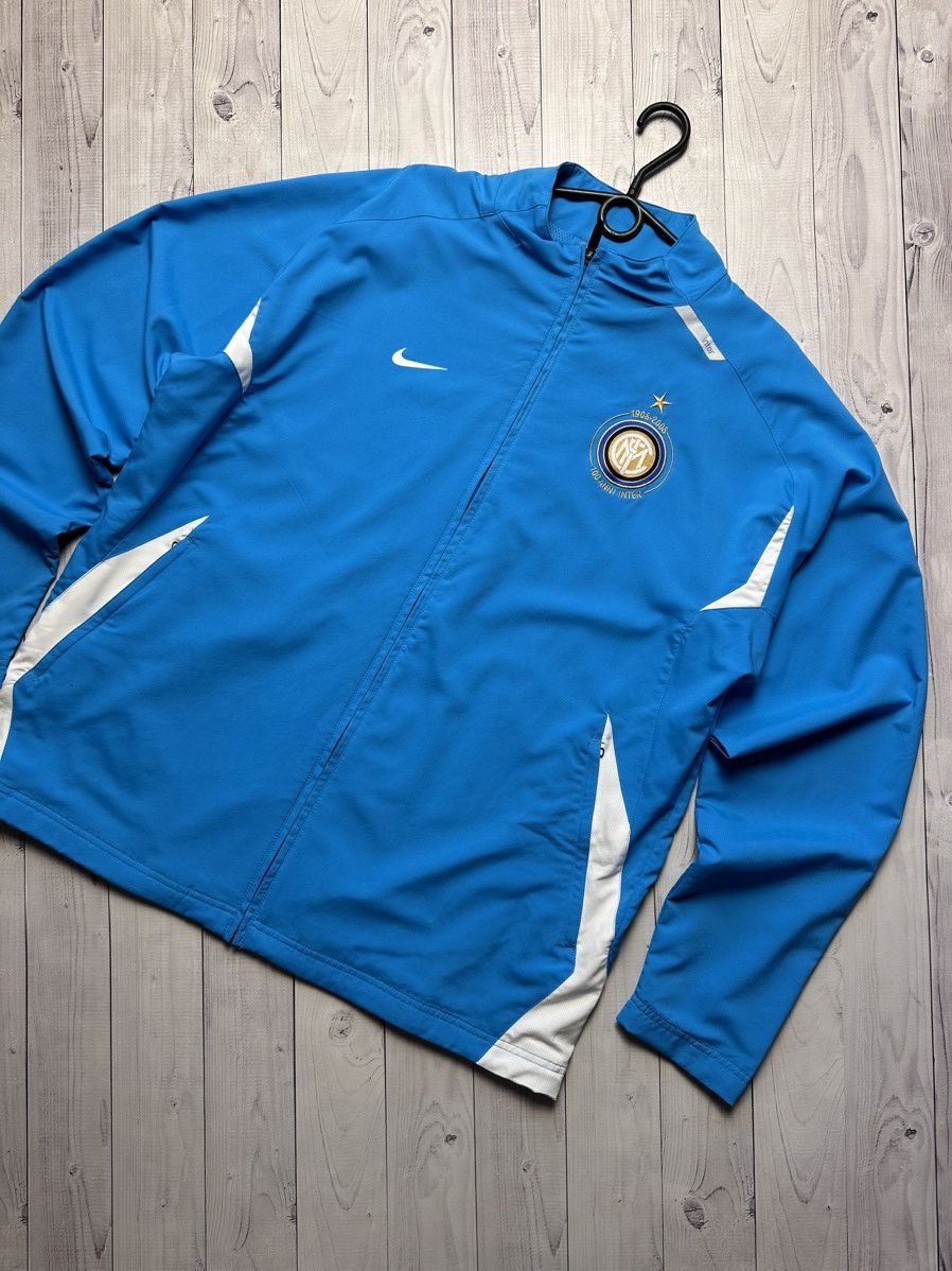 Vintage Vintage Nike Inter Milan soccer track jacket size XXL blue Size US XXL / EU 58 / 5 - 2 Thumbnail