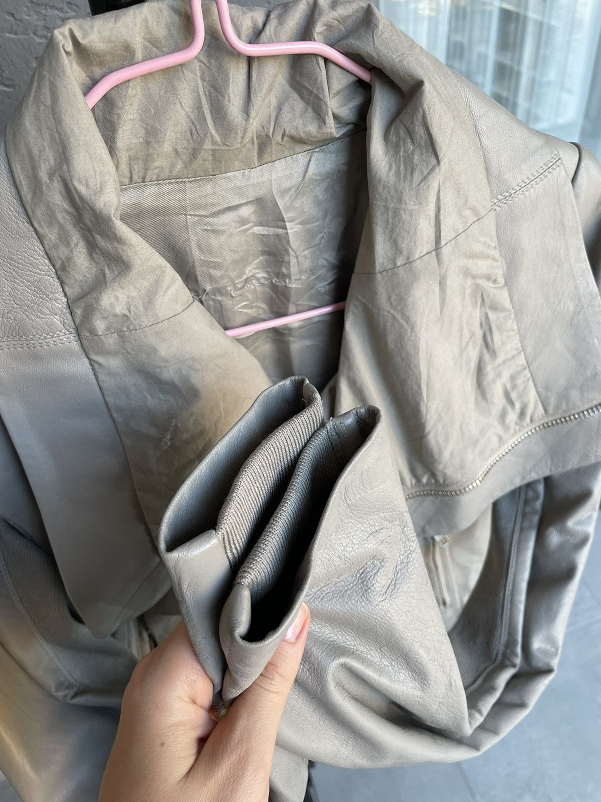 Rick Owens RICK OWENS Leather Jacket Size M / US 6-8 / IT 42-44 - 8 Thumbnail