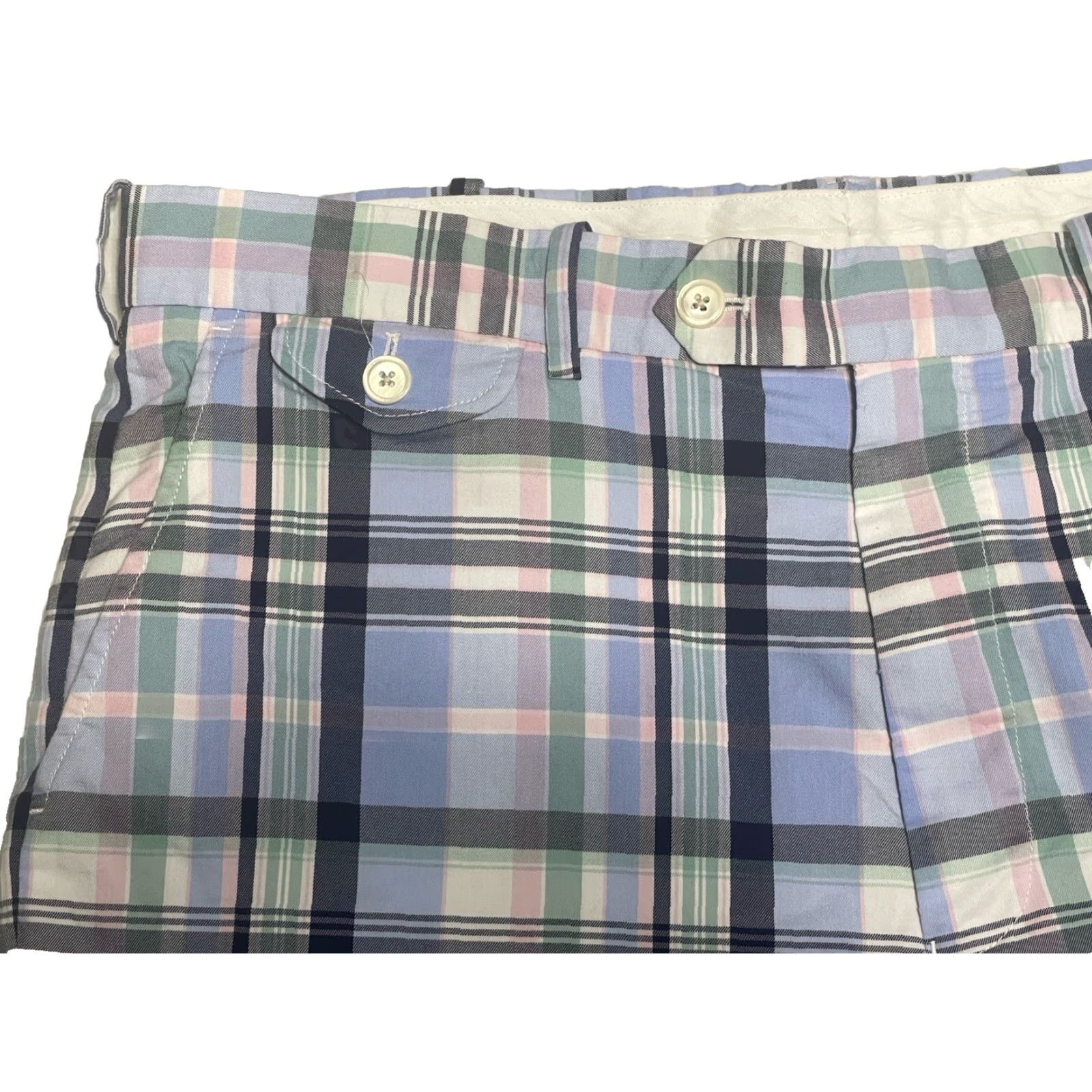 RLX Ralph Lauren RLX Ralph Lauren Multicolor Madras Plaid Shorts Mens 36 Golf Size US 36 / EU 52 - 2 Thumbnail
