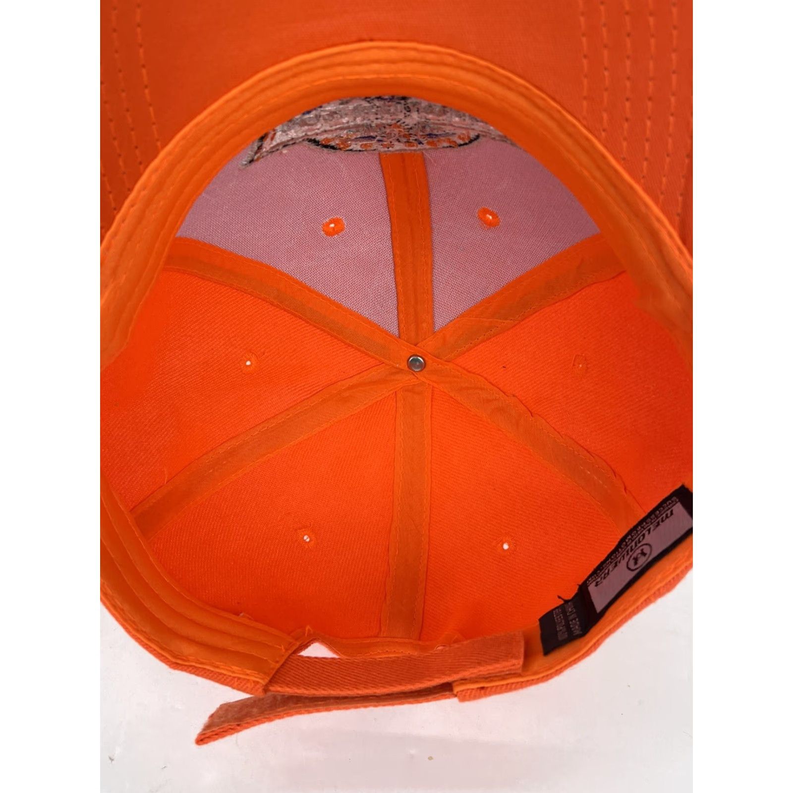 Vintage BASEBALL Cap Aberdeen Ironbirds Orange Melonwear Adjustable OSFM Unisex Adults Baseball Theme Predator 90s? Size ONE SIZE - 6 Thumbnail
