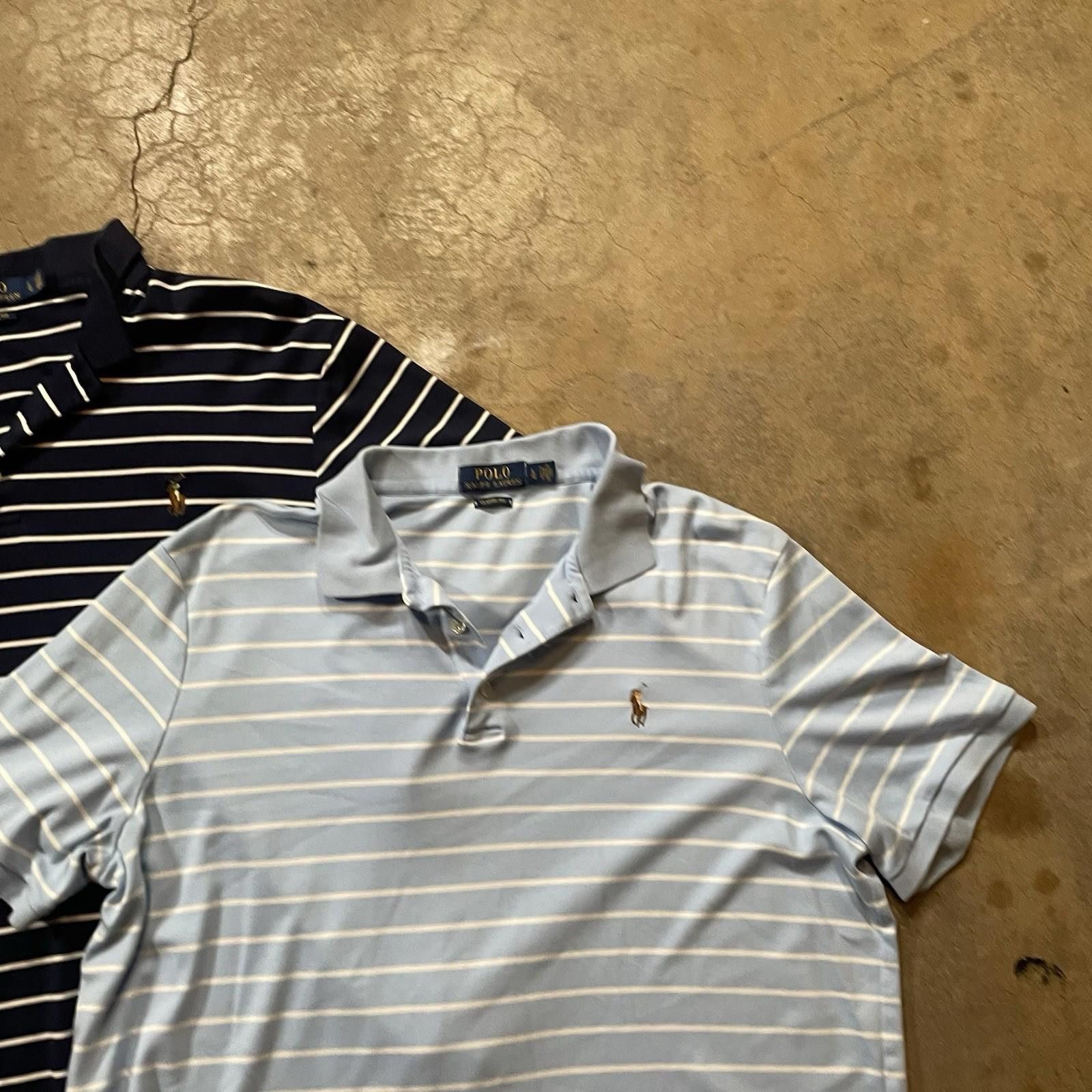 Polo Ralph Lauren X2 Polo Ralph Lauren Pony Short Polo Shirt Men's Large DUO Size US L / EU 52-54 / 3 - 2 Thumbnail