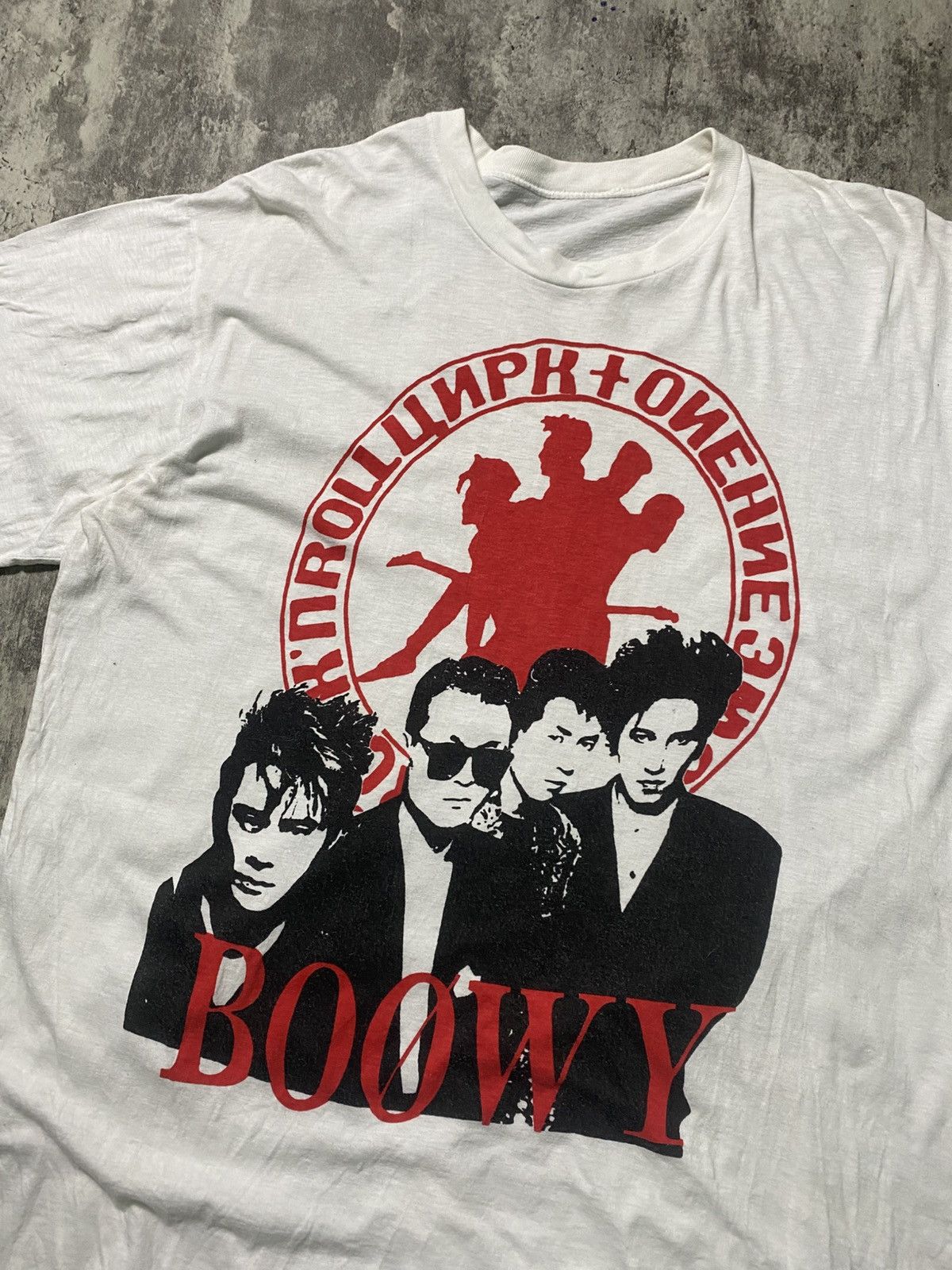 Band Tees Rare Vintage Boowy Japan Rock Band Post Punk The Cure Tshirt Size US L / EU 52-54 / 3 - 2 Thumbnail