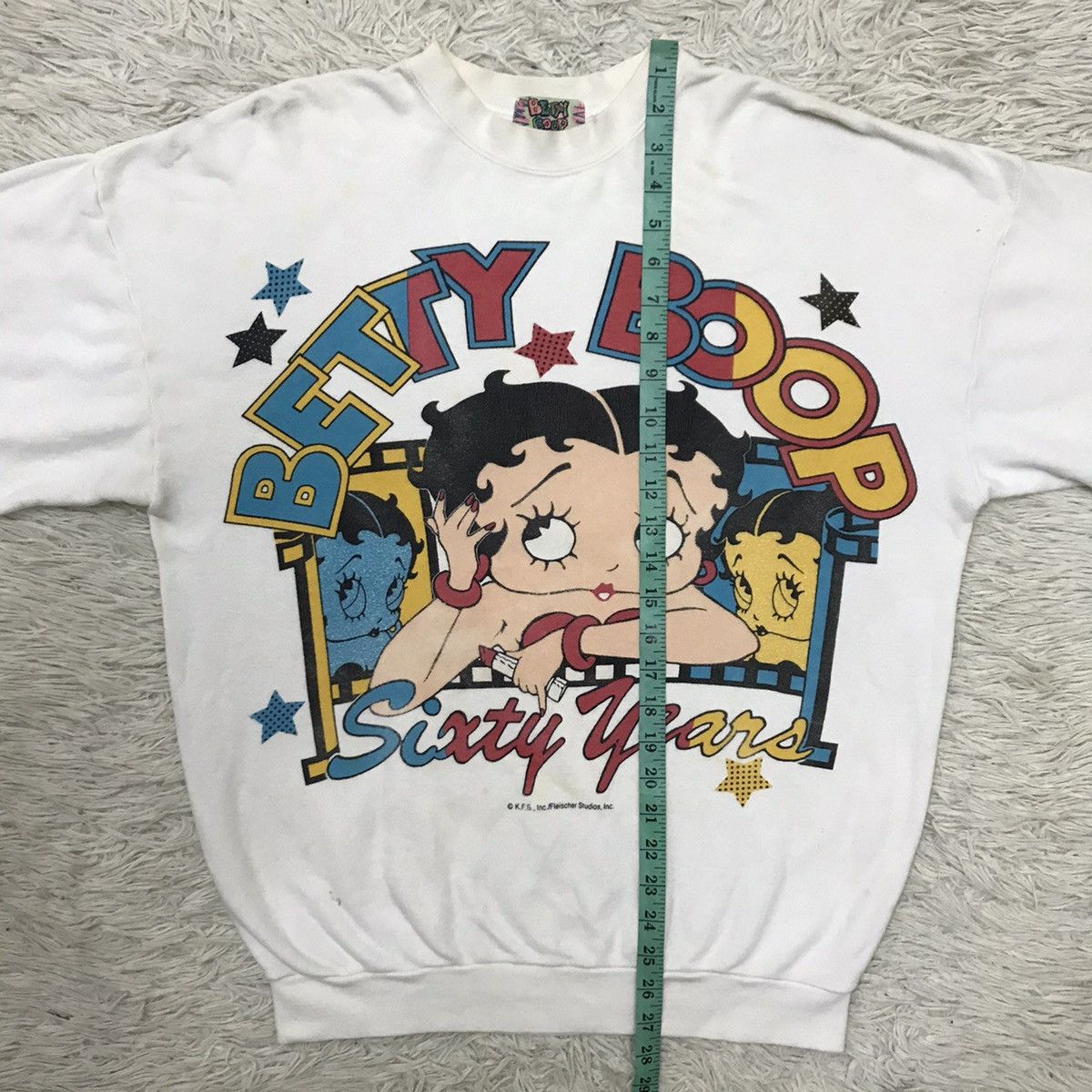 Cartoon Network VINTAGE 90s BETTY BOOP FLEISCHER STUDIOS SWEATSHIRT Size US L / EU 52-54 / 3 - 16 Thumbnail