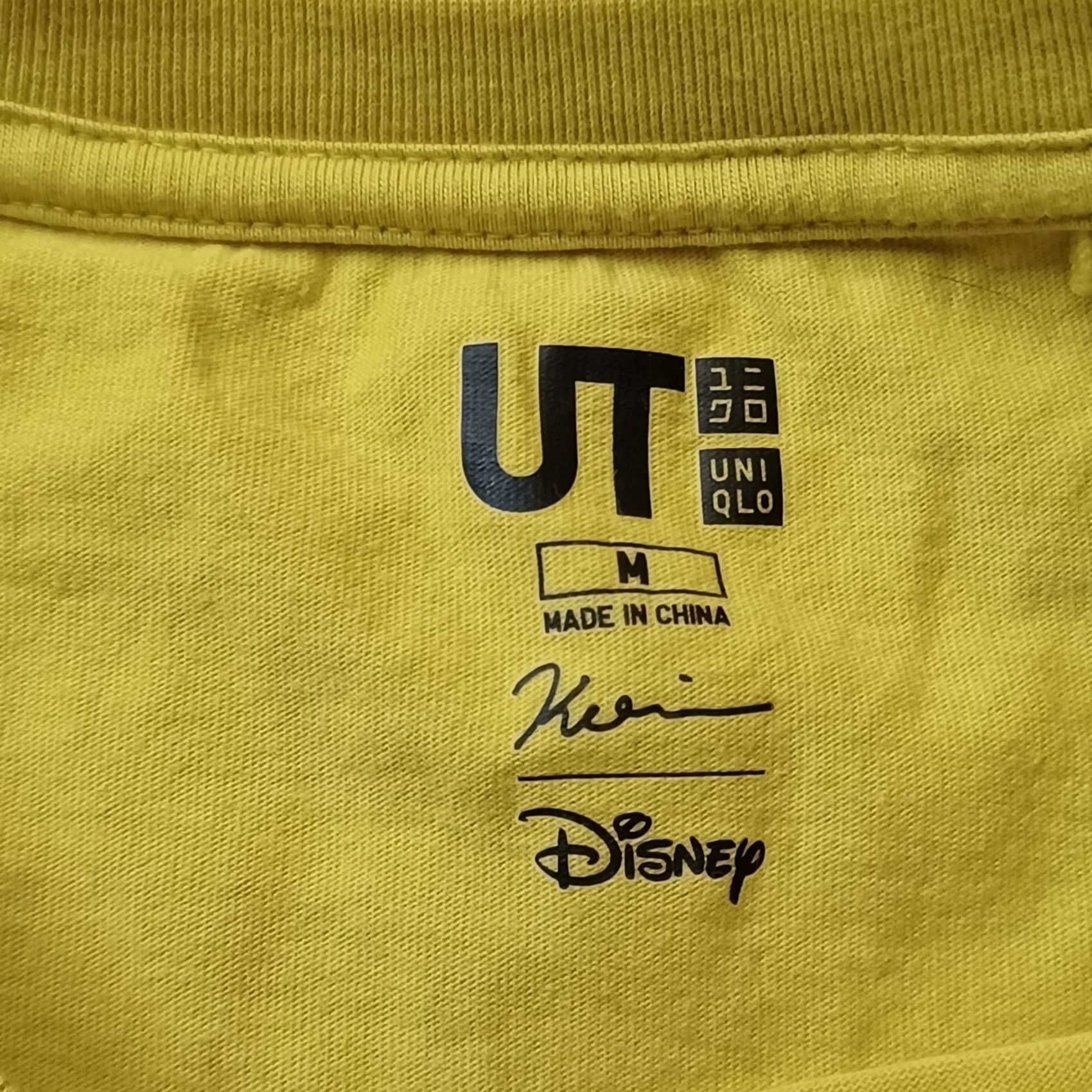 Disney DISNEY UT Mickey Mouse T Shirt Mens M Yellow Listen Beyond The Noise Koichiro TAKAGI Art Shirt Size US M / EU 48-50 / 2 - 2 Thumbnail
