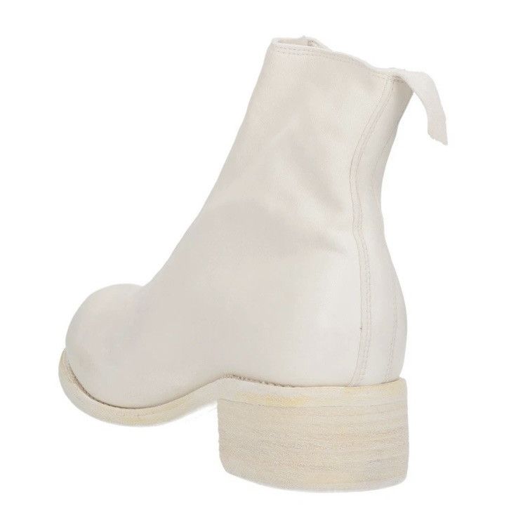 Guidi GUIDI New Women's White Leather Ankle Boots Size 38 US8 Size US 8 / IT 38 - 5 Thumbnail