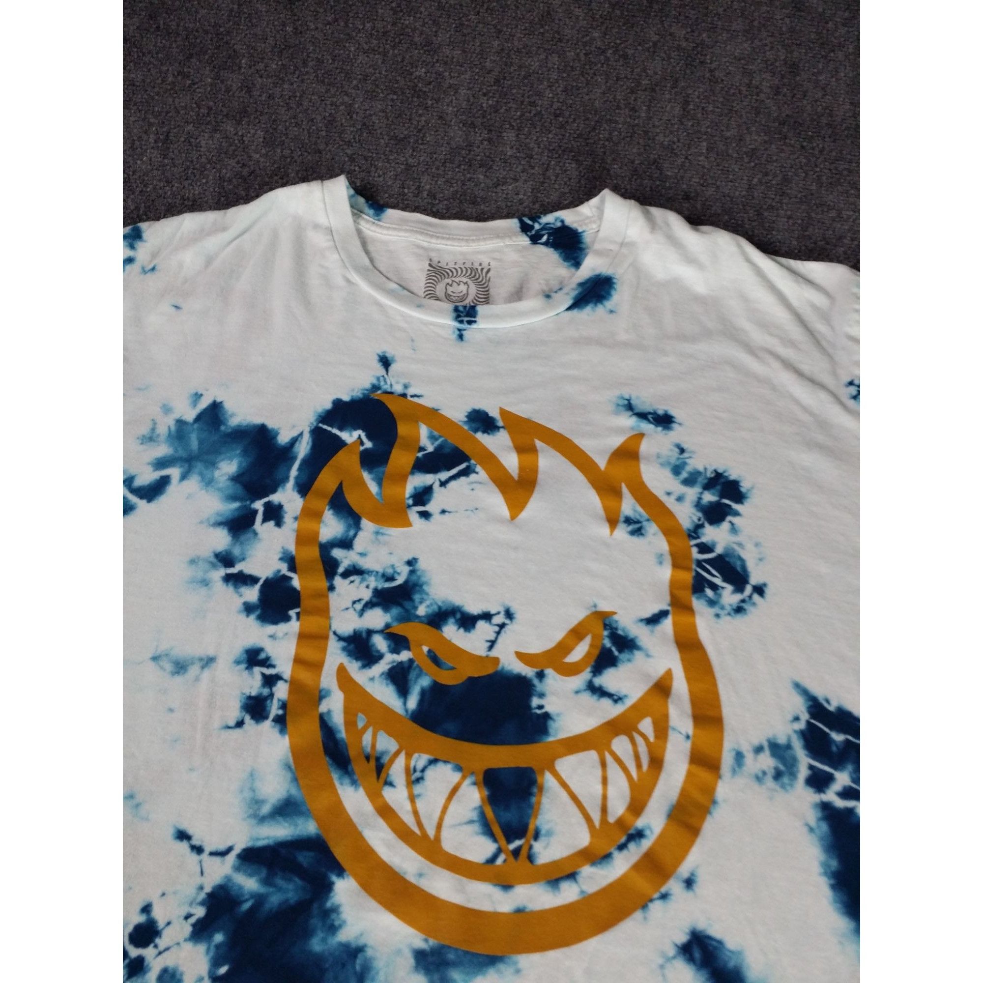 Spitfire Spitfire Tshirt Men Sz XL Tie Dye Graphic Print Short Sleeve Size US XL / EU 56 / 4 - 2 Thumbnail