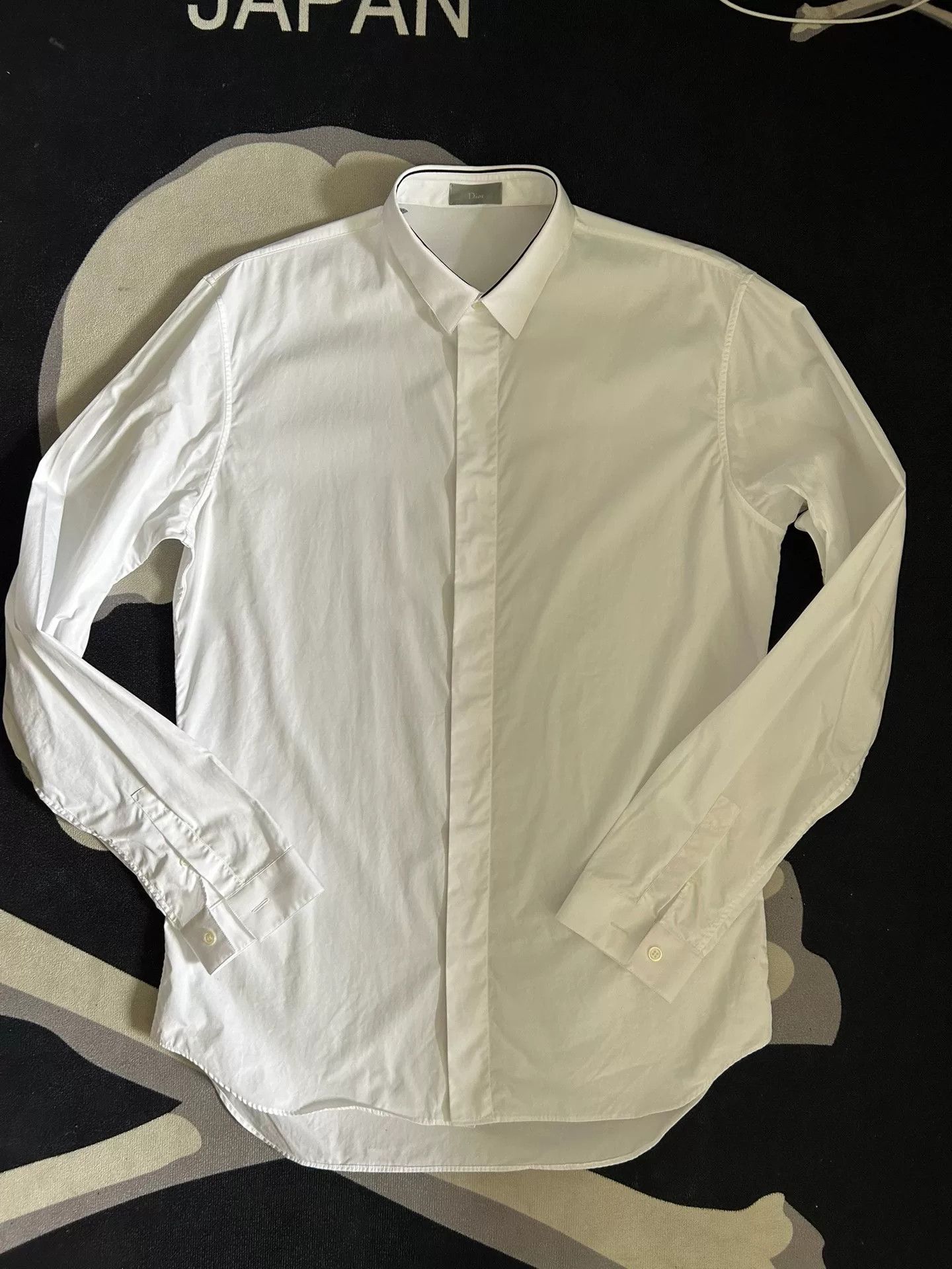 Dior Dior Homme Contrast Collar Shirt Size US M / EU 48-50 / 2 - 1 Thumbnail