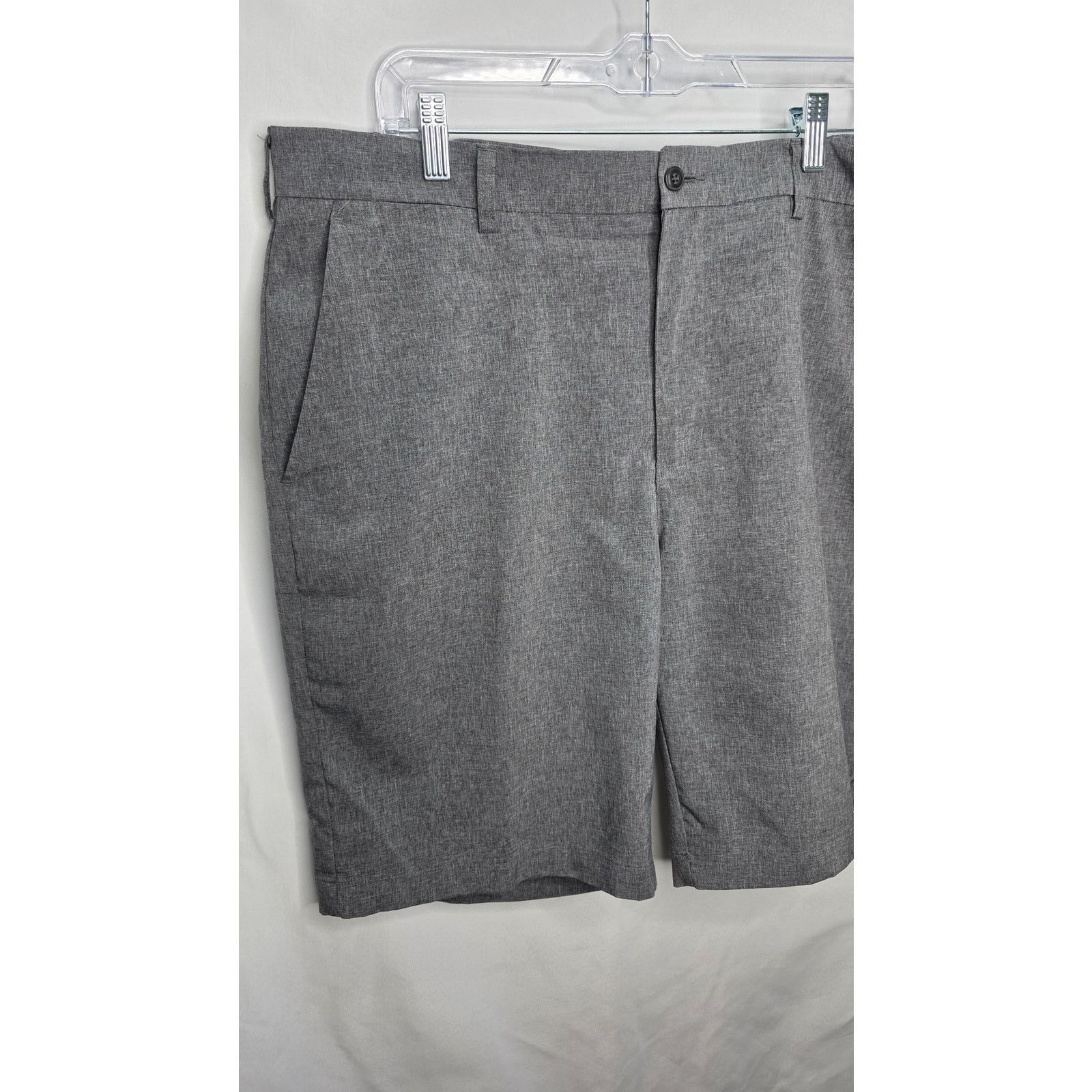 Other PGA Tour Gray Athletic Men's Flat Front Outdoor Golf Shorts Size US 38 / EU 54 - 6 Thumbnail