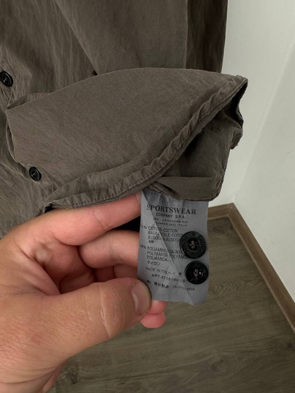 Stone Island × Vintage Vintage Stone Island Brown 90’s Men’s Shirt Size US M / EU 48-50 / 2 - 10 Thumbnail