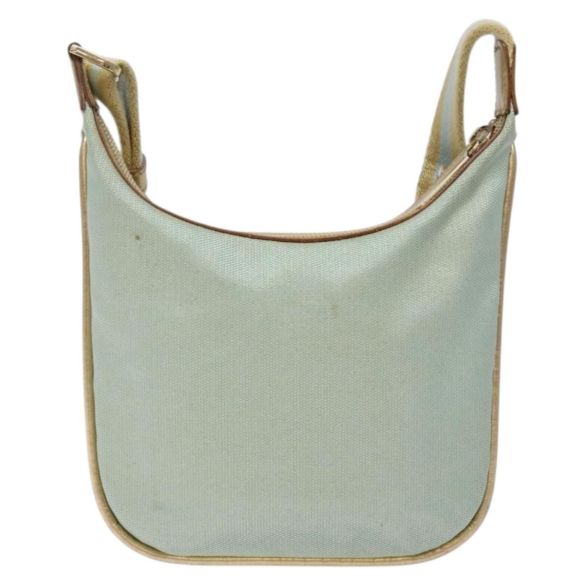Gucci GUCCI Sherry Line Shoulder Bag Canvas Light Blue Gold 005 Size ONE SIZE - 3 Thumbnail