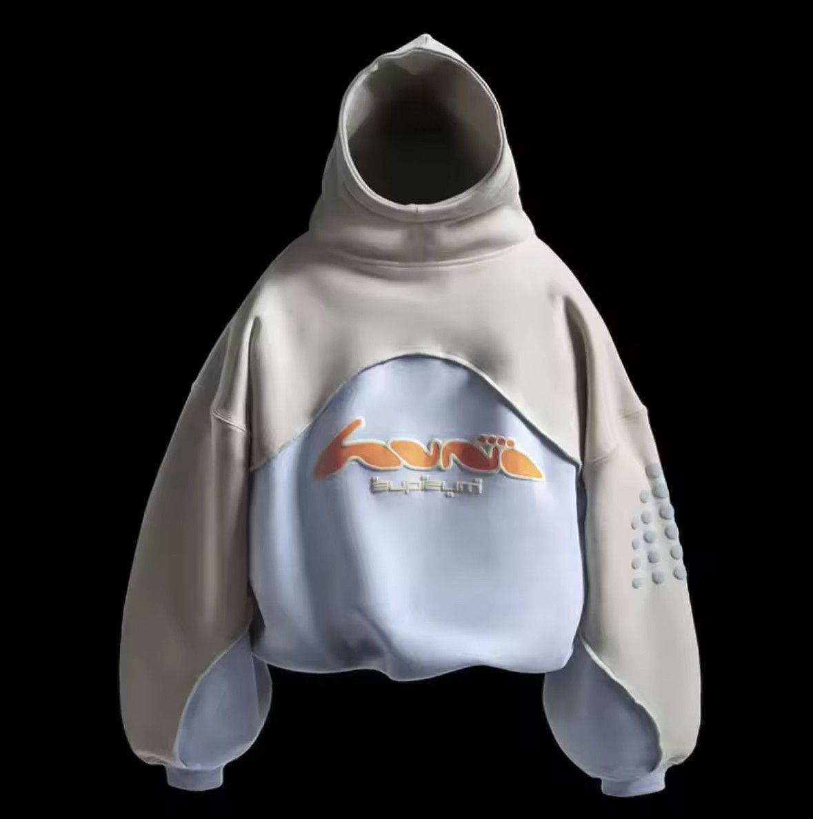 Other Trendy High Street Punk Y2K Hip Hop Colorblocked Hoodies Size US M / EU 48-50 / 2 - 2 Thumbnail
