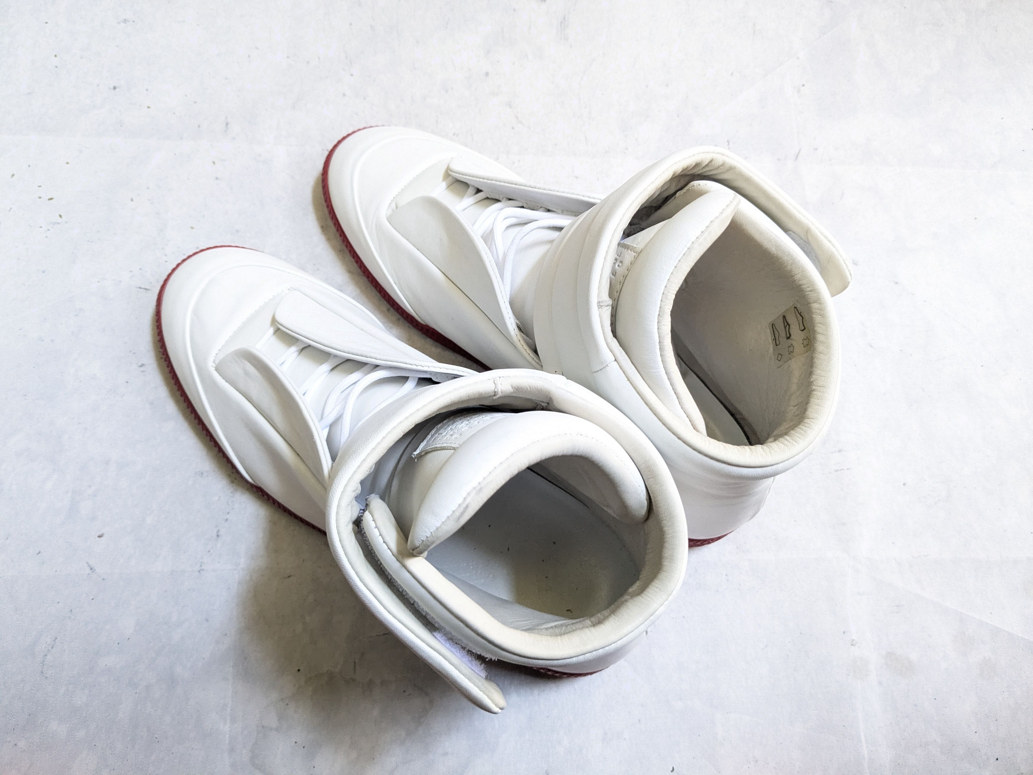 Maison Margiela Maison Margiela Future White Red 11 44 High Tops Leather Size US 11 / EU 44 - 18 Thumbnail