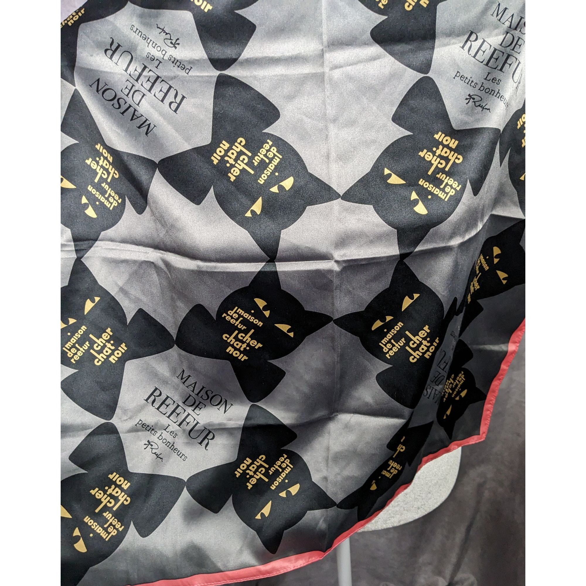 Other Maison De Reefur Dear Black Cat Little Joys Scarf Size ONE SIZE - 8 Thumbnail
