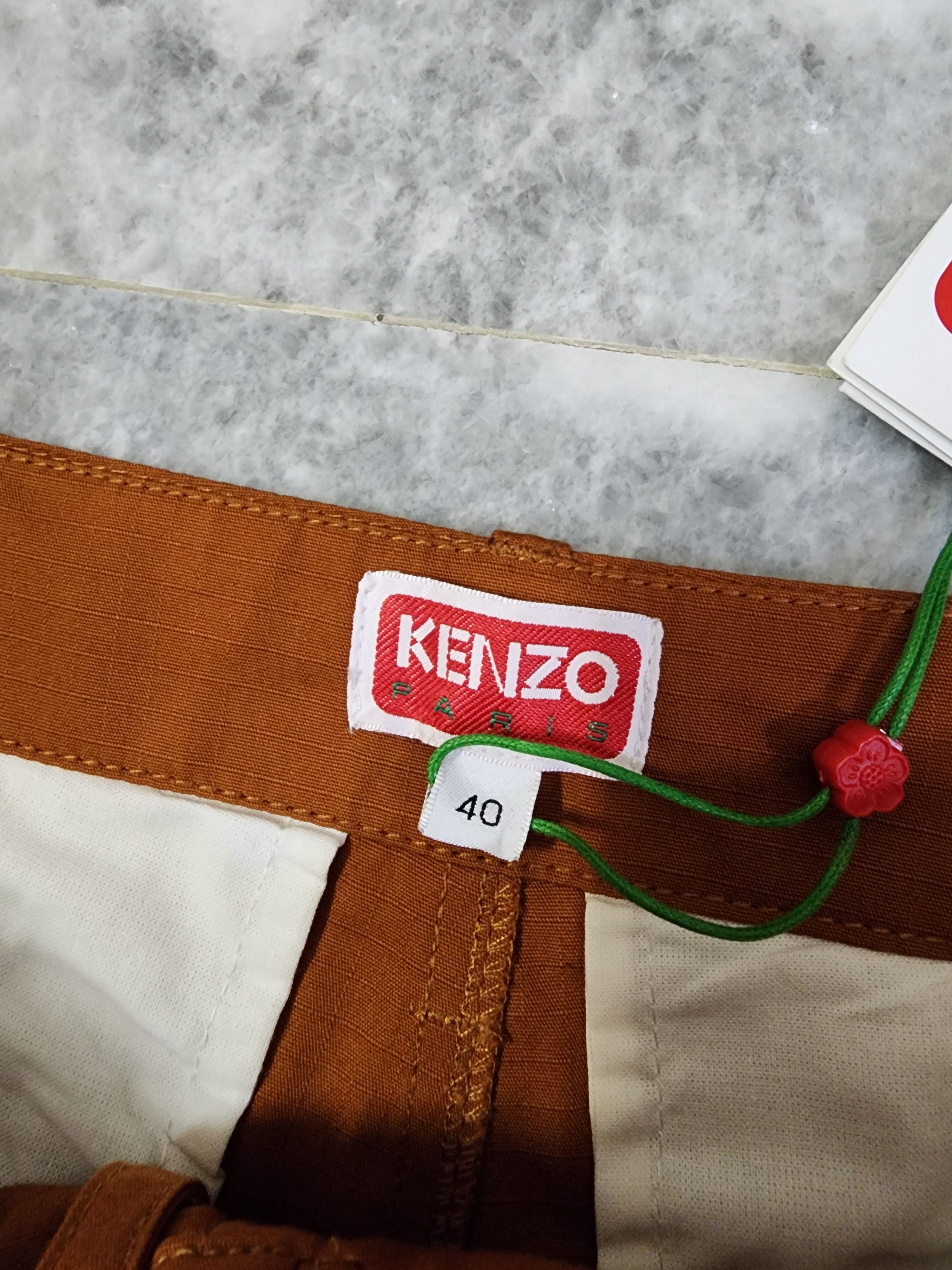 Kenzo Boke Flower Button Cargo Pants Size US 34 / EU 50 - 10 Thumbnail