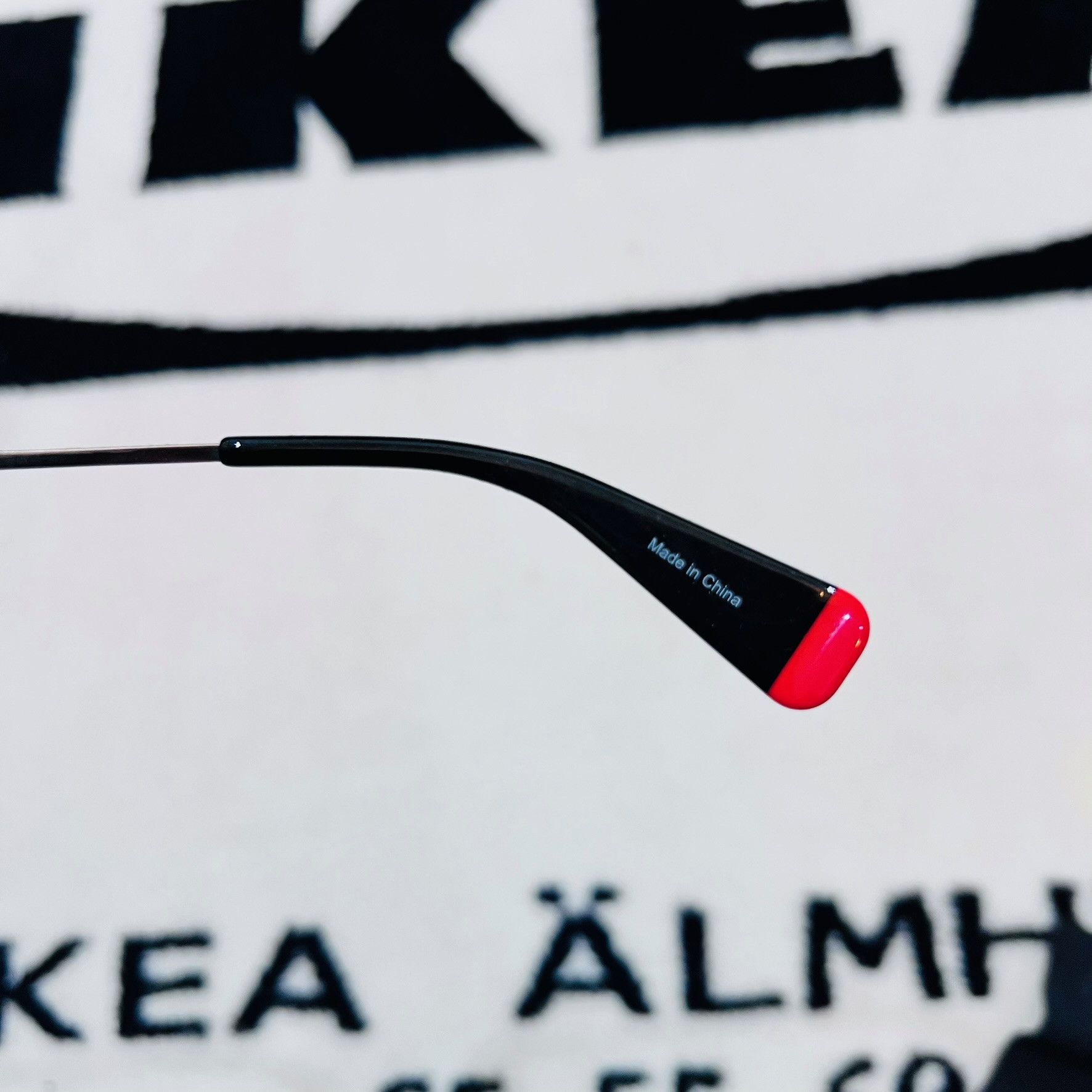 Kenzo Kenzo 16A Metal Frame Rectangular Aviator Red Sunglasse Size ONE SIZE - 7 Thumbnail