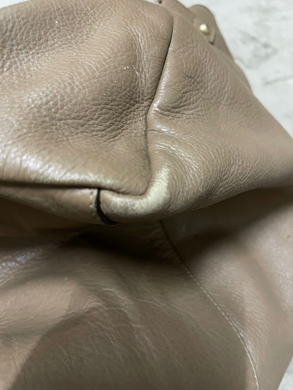 Max Mara Max Mara Brown Leather Shoulder Bags Size ONE SIZE - 11 Thumbnail