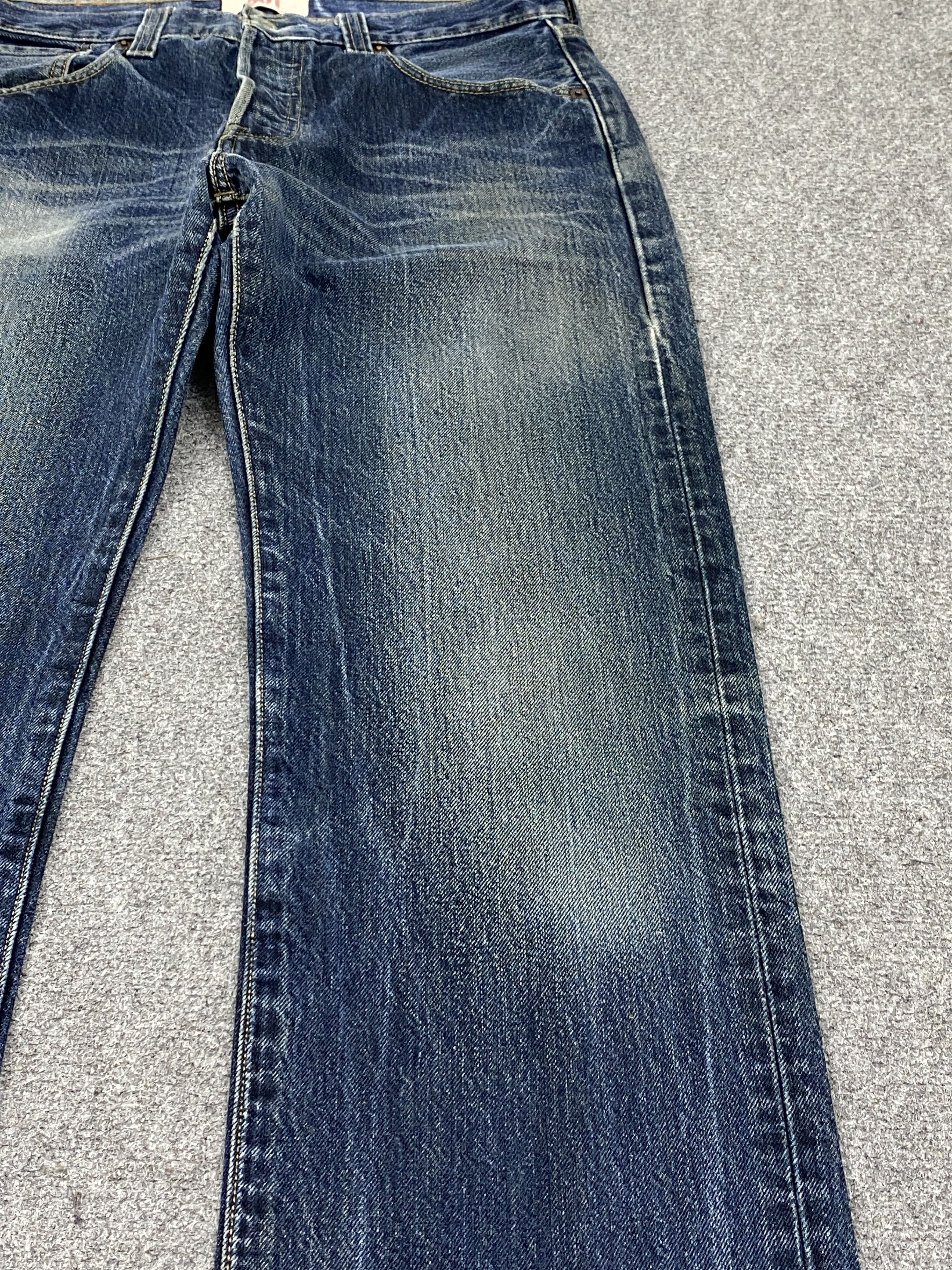 Levi's Distressed Vintage Levis 501 Blue Jeans DP2718 Size US 30 / EU 46 - 10 Thumbnail