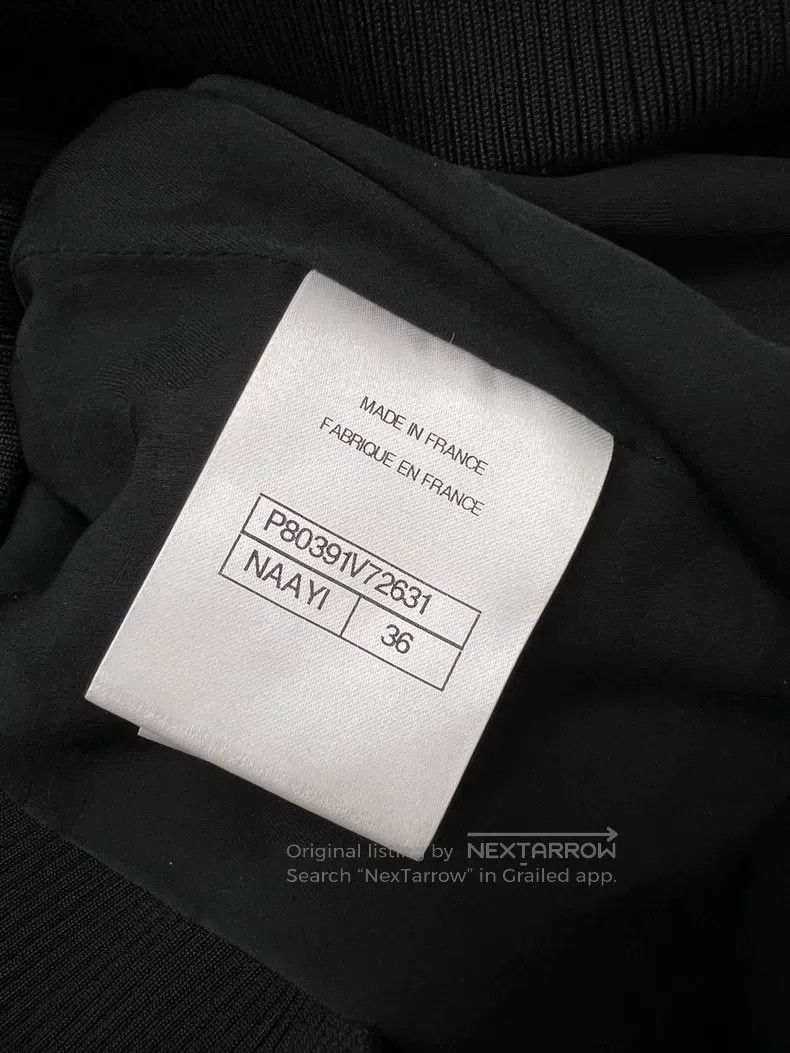 Chanel Chanel 25B black embroidered sequin signature llogo jacket Size XS / US 0-2 / IT 36-38 - 8 Thumbnail