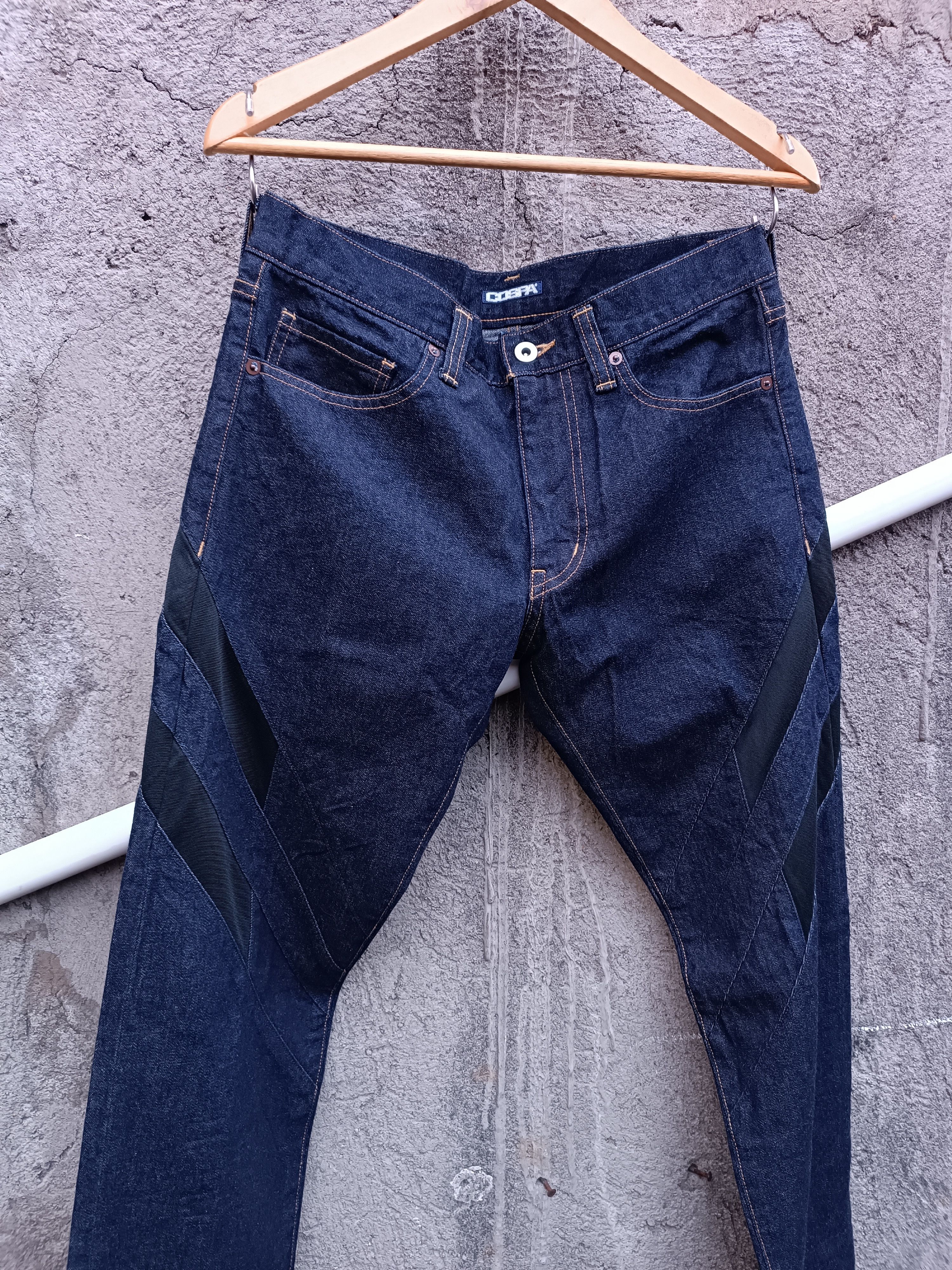 Anime Vintage NERV Evangelion Genesis Cospa Japanese Denim Pants Size US 30 / EU 46 - 3 Thumbnail
