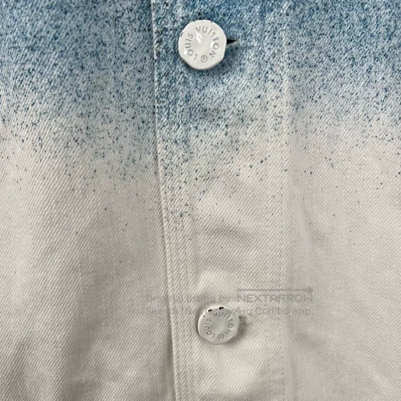 Louis Vuitton Louis Vuitton Blue and white starry sky gradient aged prin Size US S / EU 44-46 / 1 - 5 Thumbnail