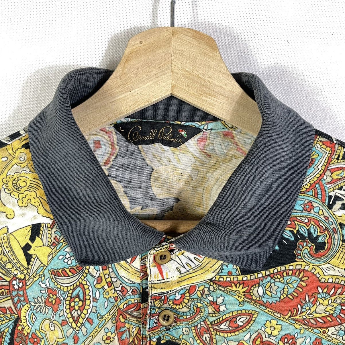 Designer Rare! Vintage Arnold Palmer Baroque Ship Royalty Chain Shirt Size US L / EU 52-54 / 3 - 5 Thumbnail