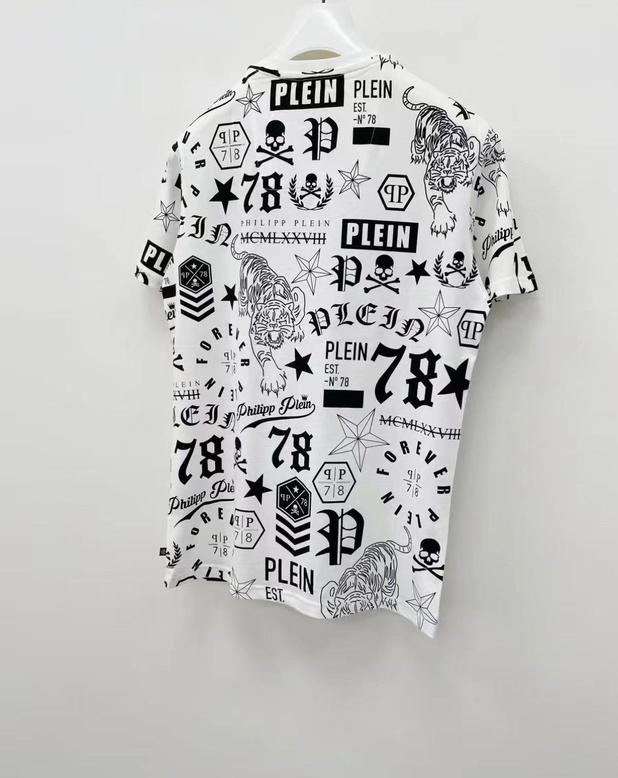 Philipp Plein PHILIPP PLEIN 100% Cotton Short Sleeve T-shirt J30 Size US L / EU 52-54 / 3 - 6 Thumbnail