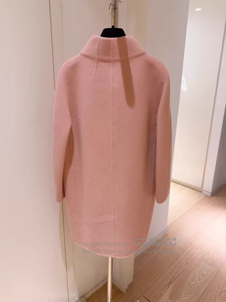 Loro Piana Loro Piana Pink Volcano Collar Baby Cashmere Long Coat Size S / US 4 / IT 40 - 2 Thumbnail