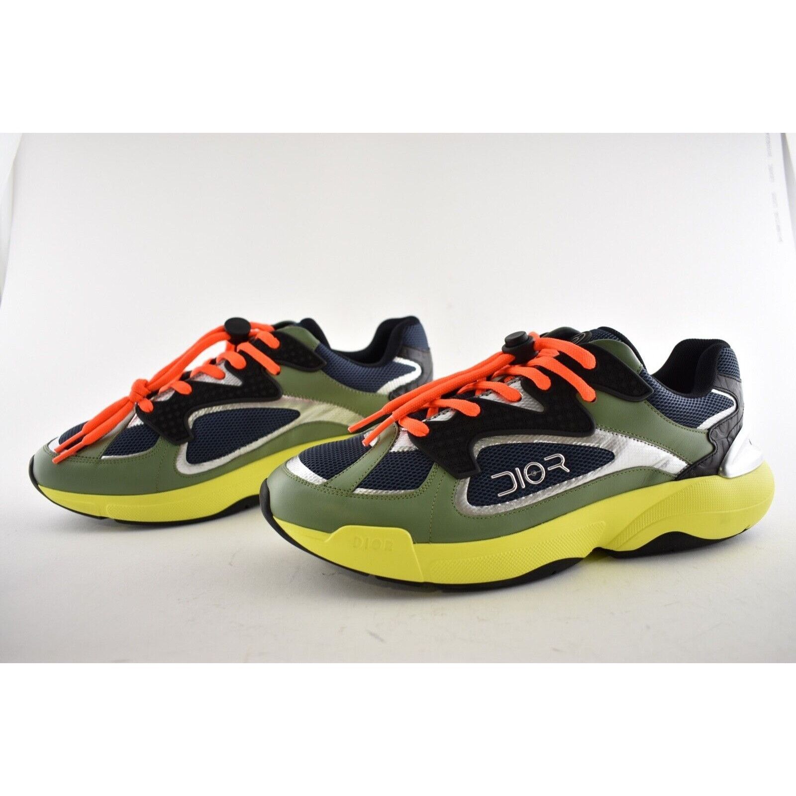 Dior Dior Mens B24 Sorayama Black Yellow Green Low Top Size US 8 / EU 41 - 9 Thumbnail