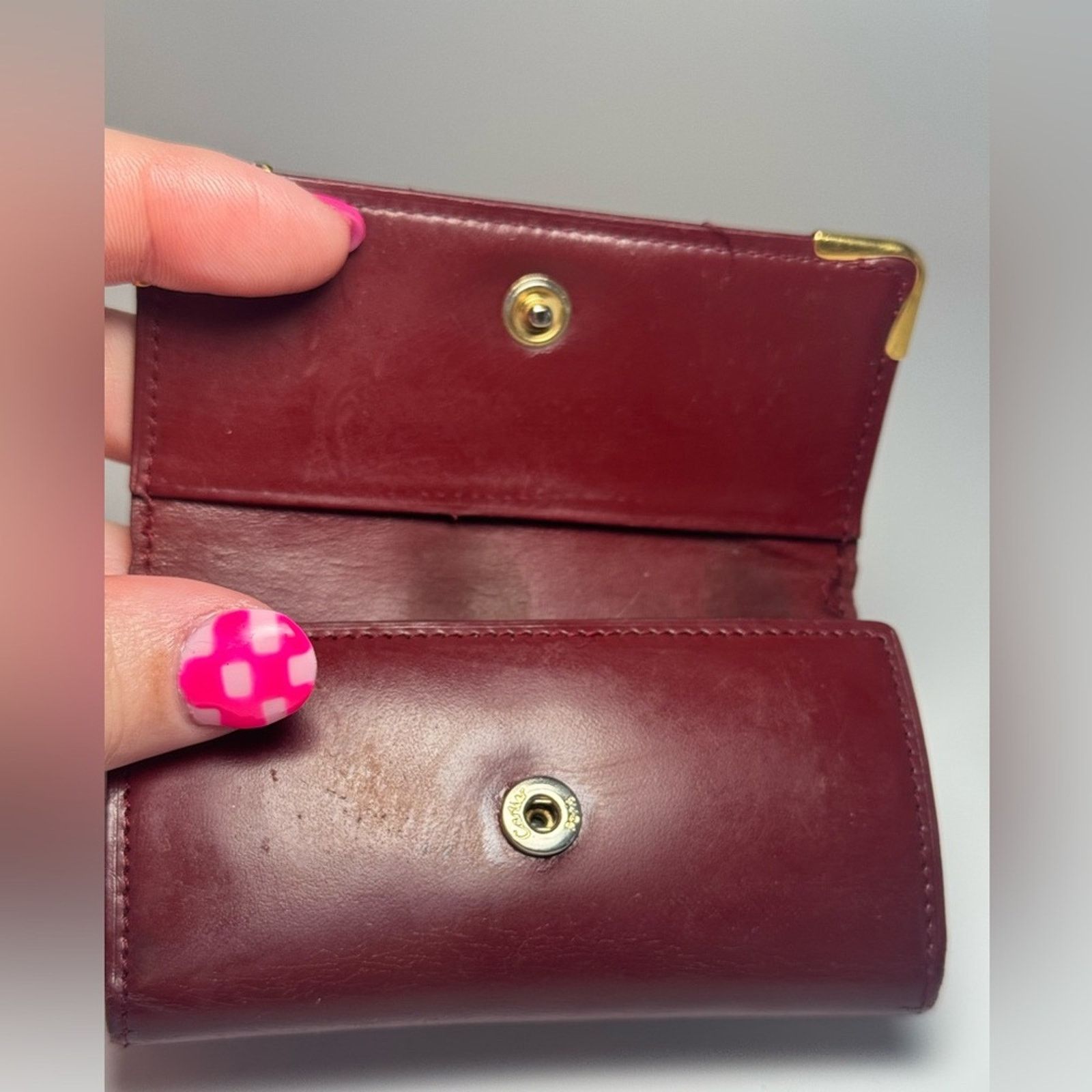 Cartier Cartier Burgundy Leather Unisex 4 Key Holder Size ONE SIZE - 7 Thumbnail