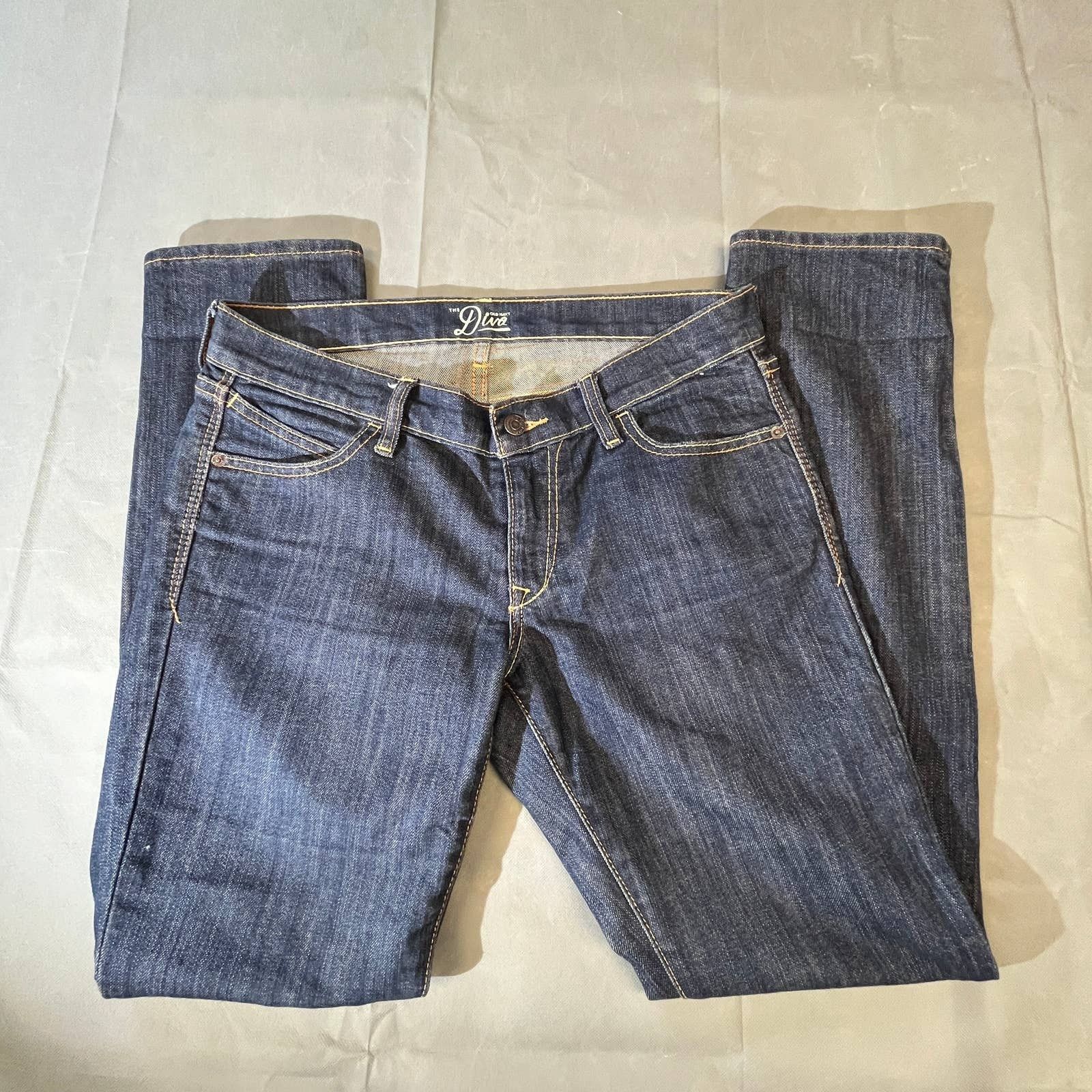 Old Navy Old Navy The Diva Jeans Womens Size 8 Regular Blue Dark Wash Size 30" / US 8 / IT 44 - 11 Thumbnail