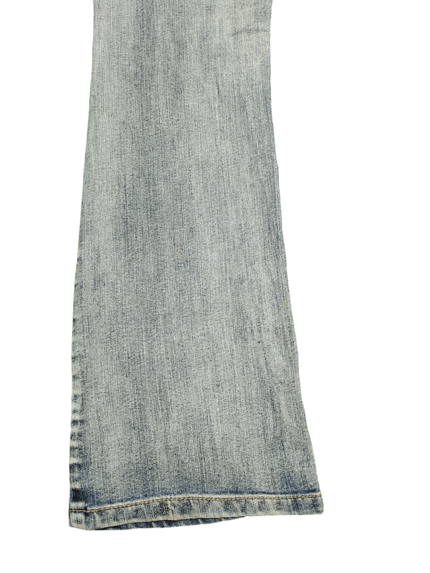 If Six Was Nine Flare Jeans Wallflower Clawmark Faded Denim Bootcut Low Rise Size US 30 / EU 46 - 19 Thumbnail