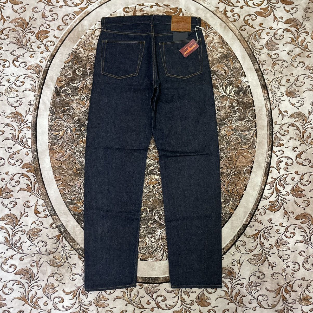 The Real McCoy's 🔥🇯🇵NOS Unworm Joe Mc Coy Stoned Washed Selvedge Denim Jeans Size US 32 / EU 48 - 4 Thumbnail