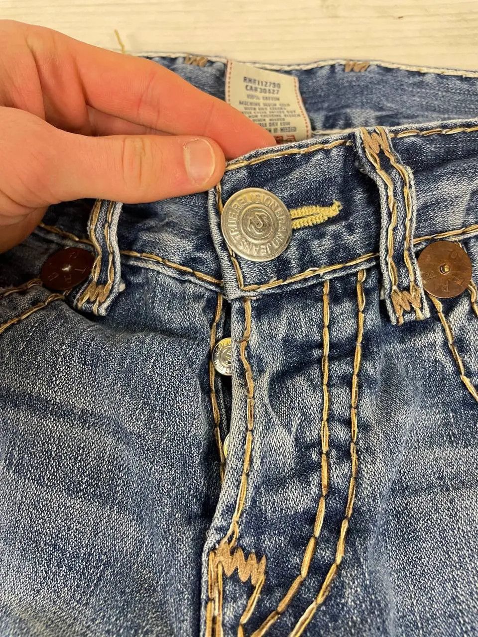 True Religion Vintage True Religion Logan Super T Denim Jeans 90s USA Size US 30 / EU 46 - 8 Thumbnail