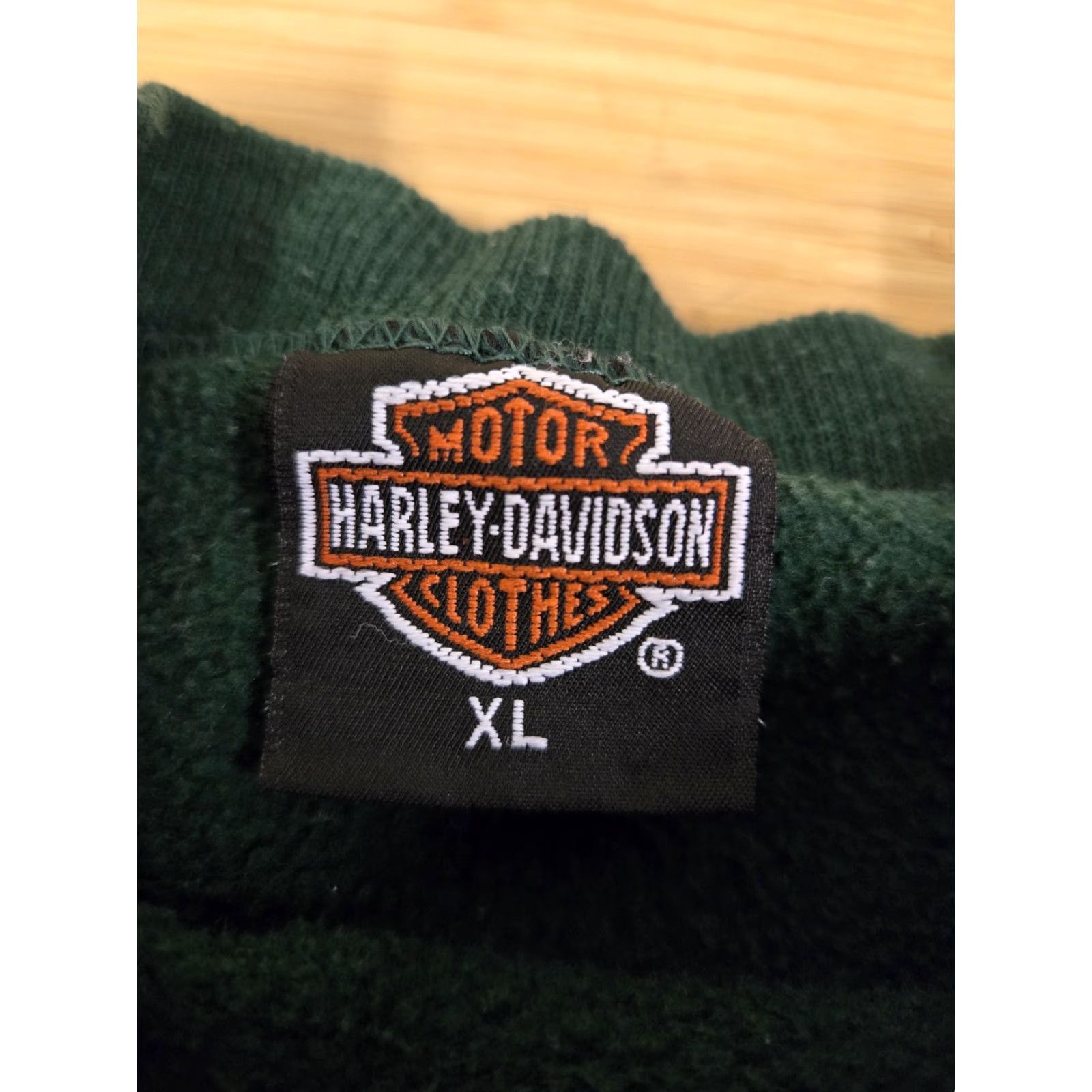 Harley Davidson VINTAGE Harley-Davidson Sweatshirt Mens XL Green Crewneck Pullover Made USA 90s Size US XL / EU 56 / 4 - 5 Thumbnail