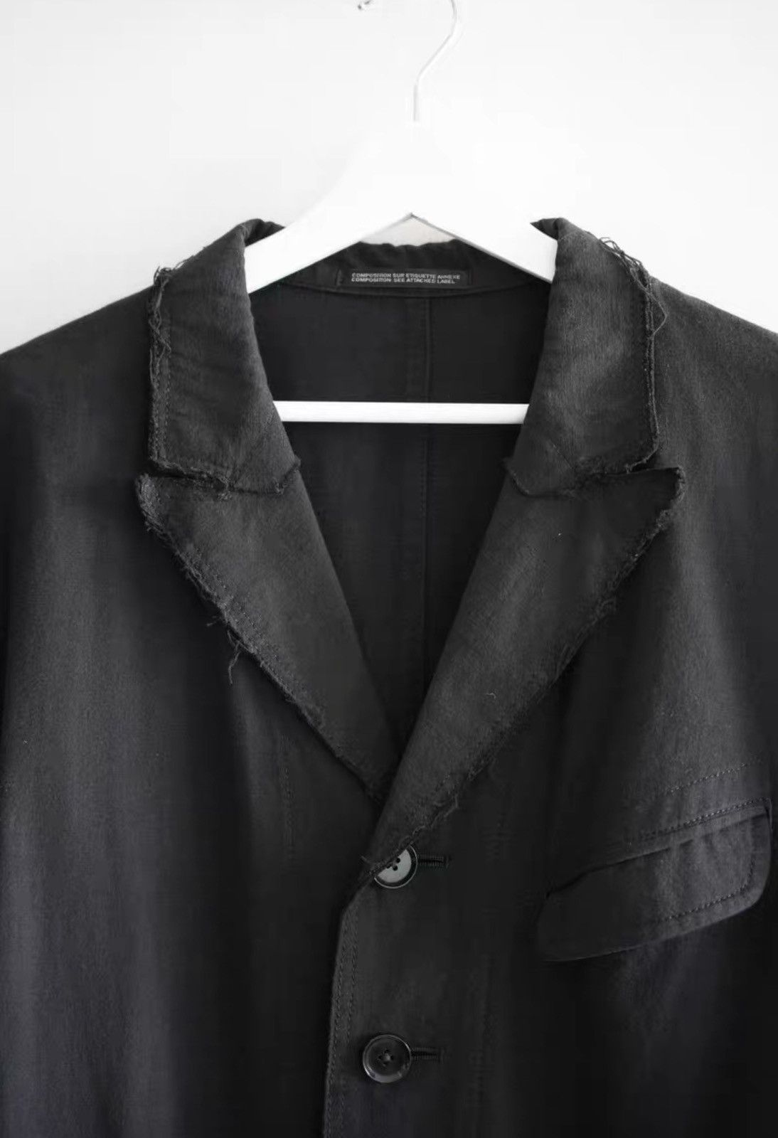 Yohji Yamamoto Yohji Yamamoto 10ss Bankruptcy Raw Edge Coat K4 Size US M / EU 48-50 / 2 - 3 Thumbnail