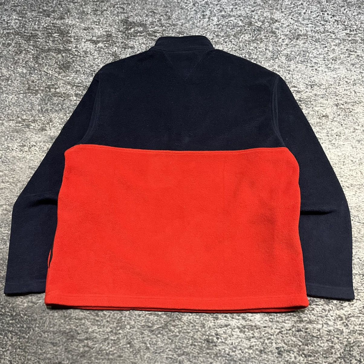 Tommy Hilfiger Vintage Tommy Hilfiger Skater Logo 1/4 Zip Fleece Sweater Size US XL / EU 56 / 4 - 6 Thumbnail