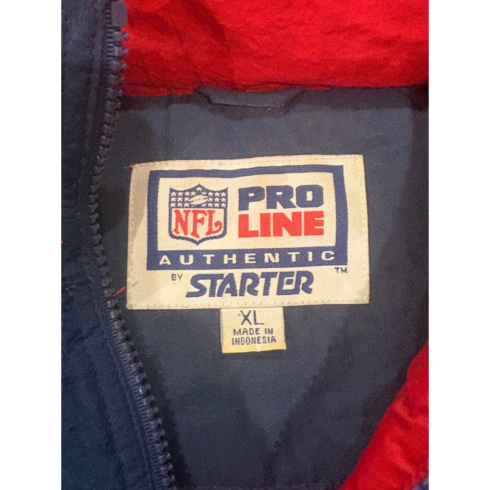 Starter Vintage 1996 Starter New England Patriots NFL Pro Line Hoode Size US XL / EU 56 / 4 - 8 Thumbnail