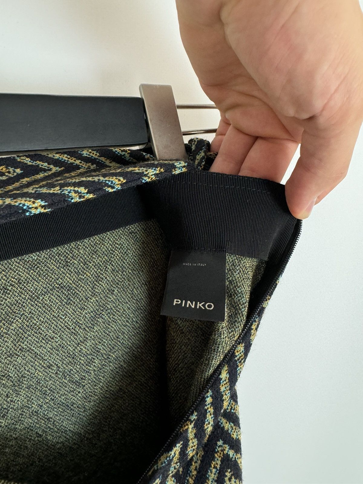 Pinko Pinko Midi Wool Skirt Made in Italy Size 27" / US 4 / IT 40 - 9 Thumbnail