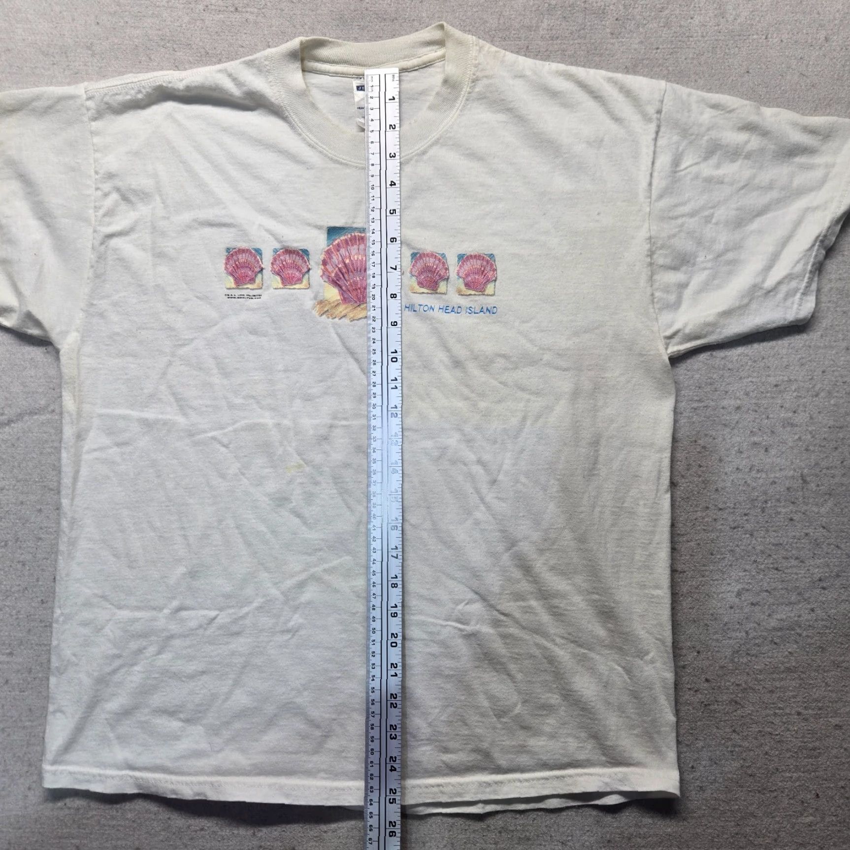 Vintage VINTAGE Hilton Head Island SC T-Shirt Adult XL White Cotton Crew Neck Short Sleeve Graphic Mens Size US XL / EU 56 / 4 - 6 Thumbnail