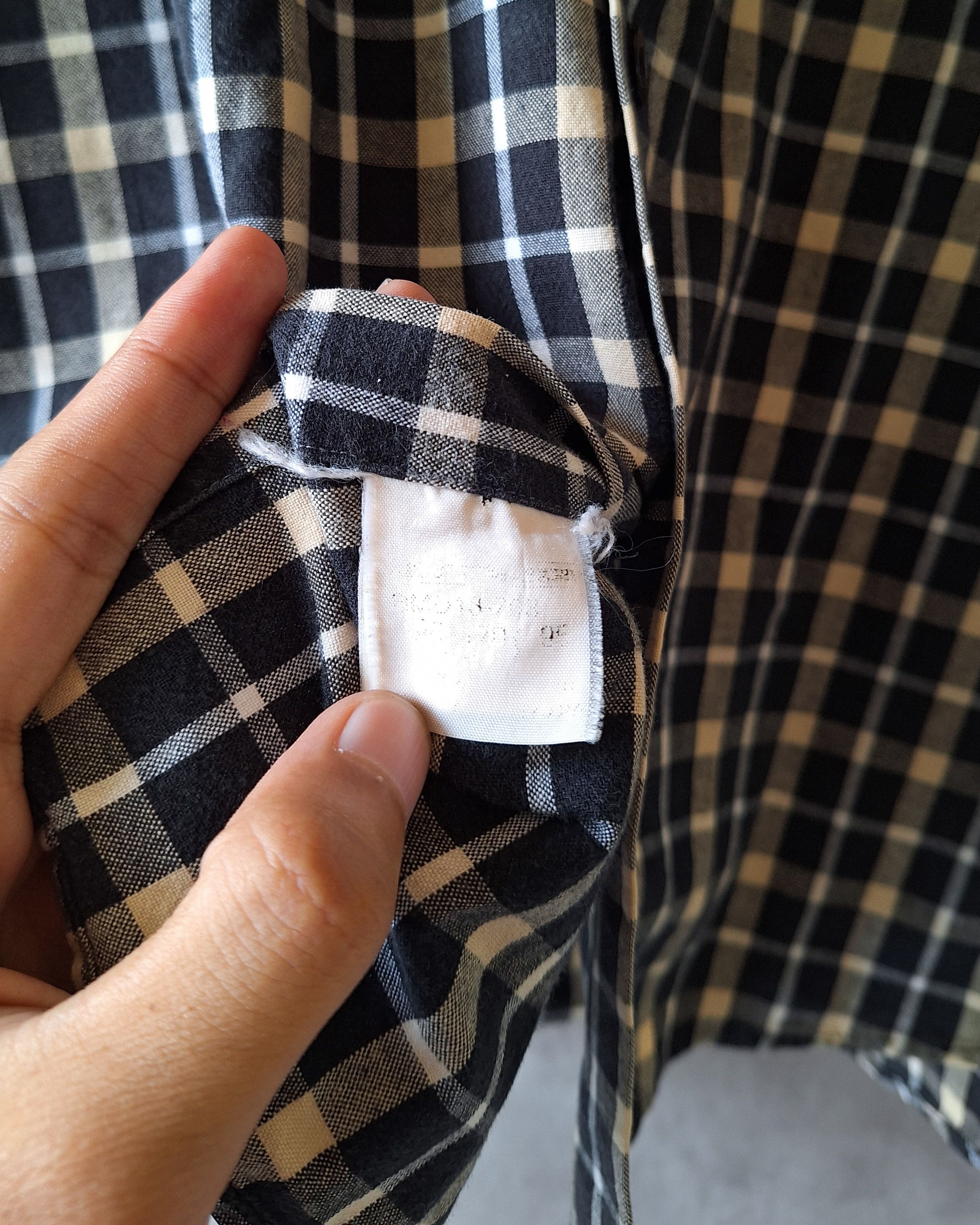 Balenciaga Vintage Balenciaga Plaid Shirt Size US M / EU 48-50 / 2 - 9 Thumbnail