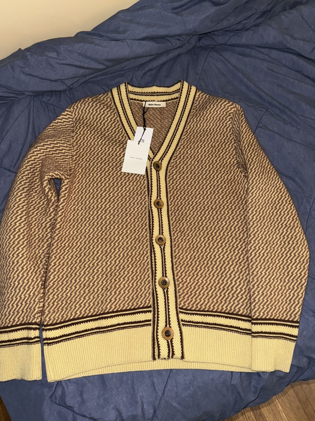 Wales Bonner Wales Bonner Clarinet Cardigan Size US L / EU 52-54 / 3 - 1 Thumbnail